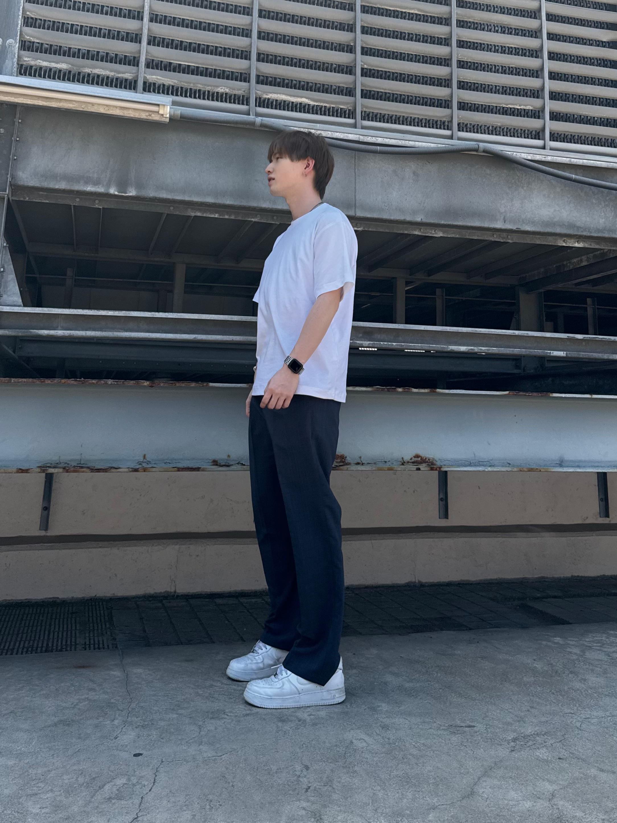 カネダさんの「tk.TAKEO KIKUCHI｜スムースシルケットS／S カットソー」を使ったコーディネート