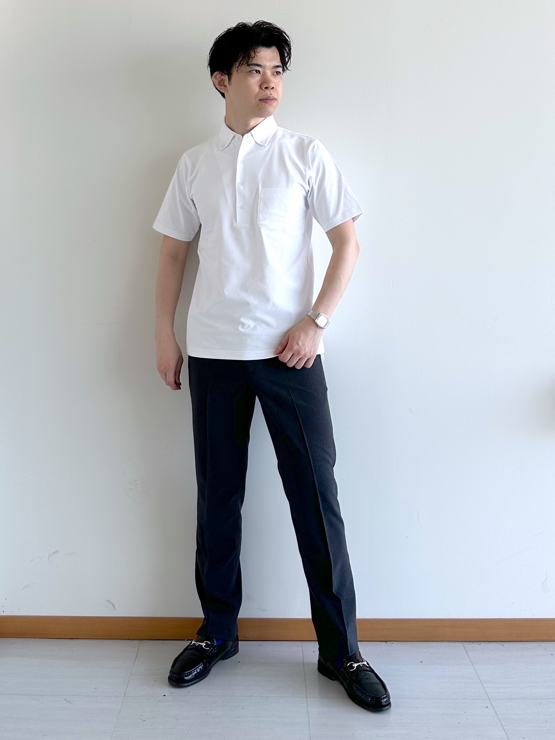 イッシーさんの「TAKEO KIKUCHI｜【Begin5月号掲載/通気性】トリコットサッカー ジャケット」を使ったコーディネート