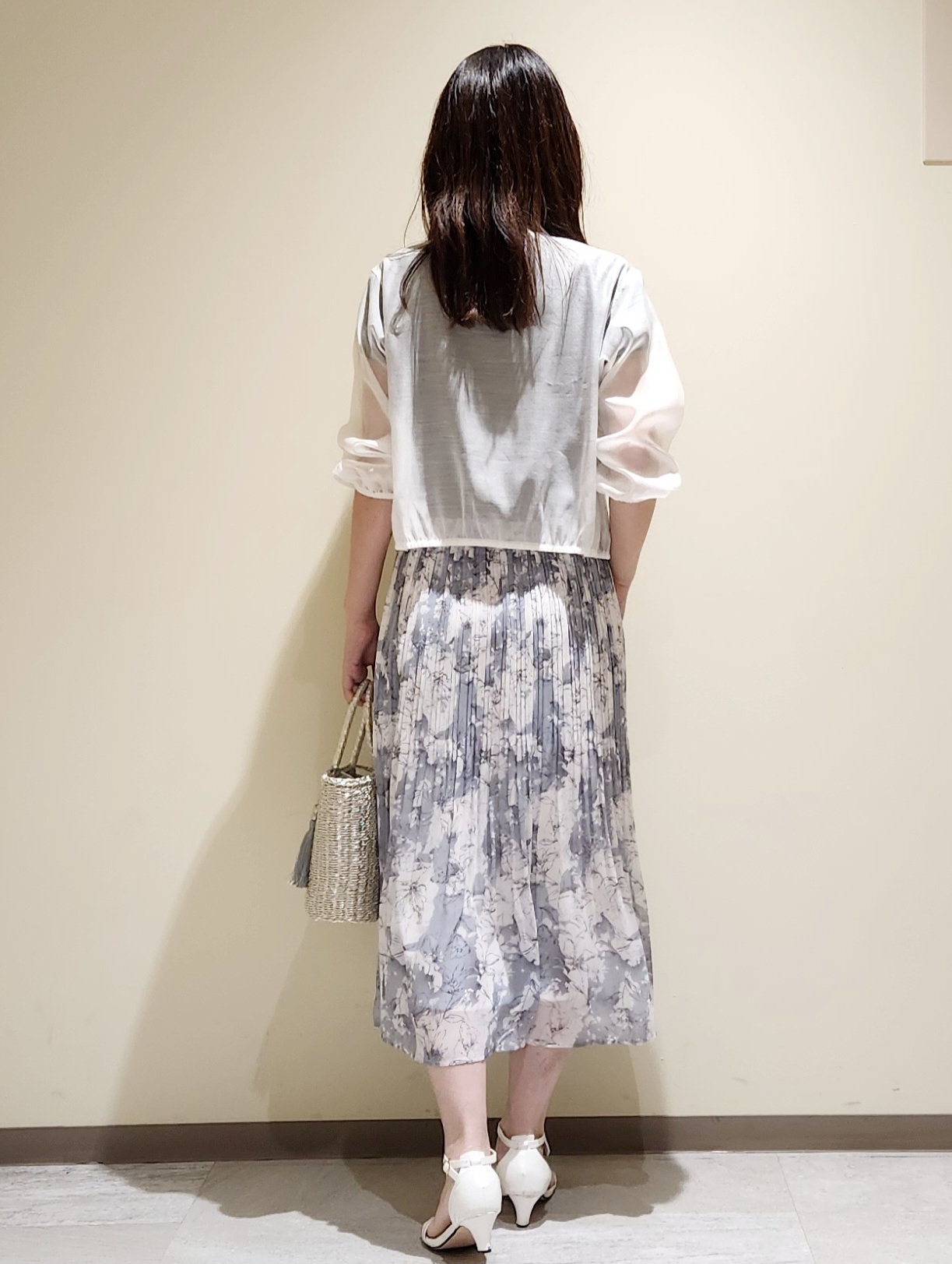 yukaさんの「COUP DE CHANCE｜【手洗い可/軽量】シアーブルゾン」を使ったコーディネート
