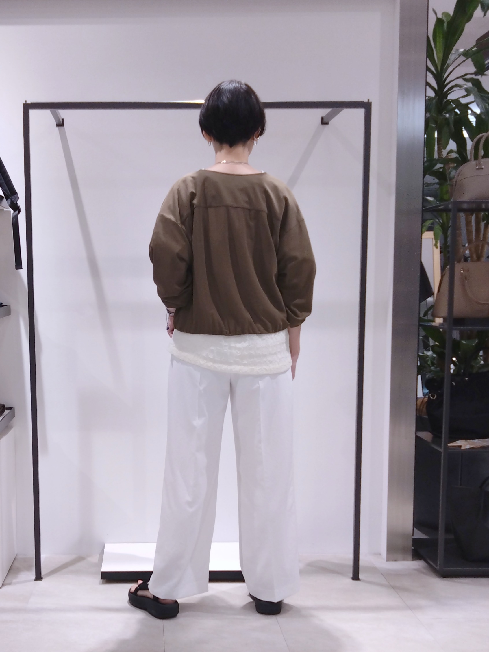 まちこさんの「UNTITLED｜◆【洗える】シアーブルゾン」を使ったコーディネート