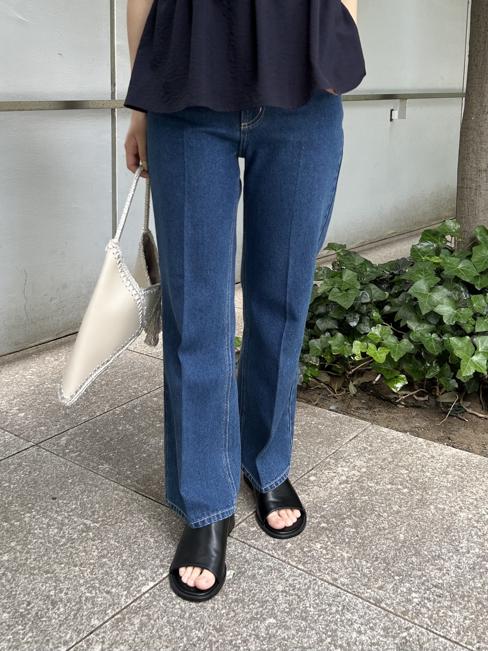 RINAさんの「index｜【吸水速乾/接触冷感】タンブラーブッチャーペプラムキャミ《防シワ/イージーアイロン/洗濯機OK》」を使ったコーディネート