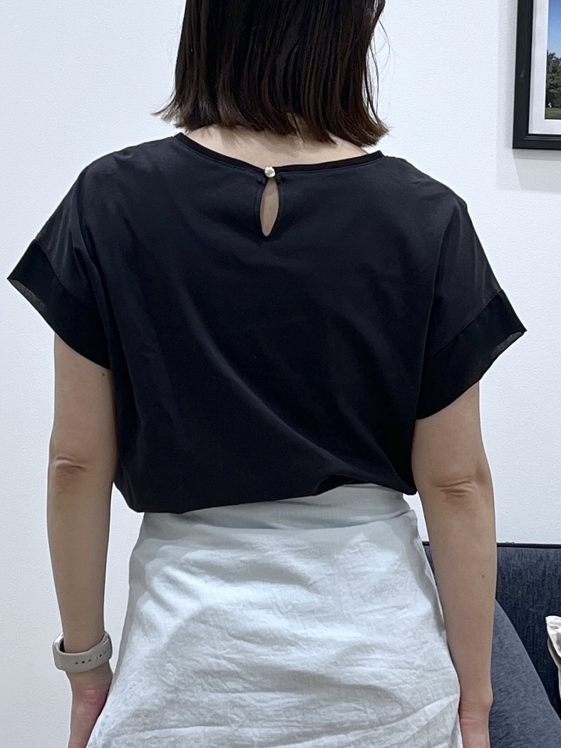 canaさんの「Dessin｜【UVカット/接触冷感】美光沢カットソー」を使ったコーディネート