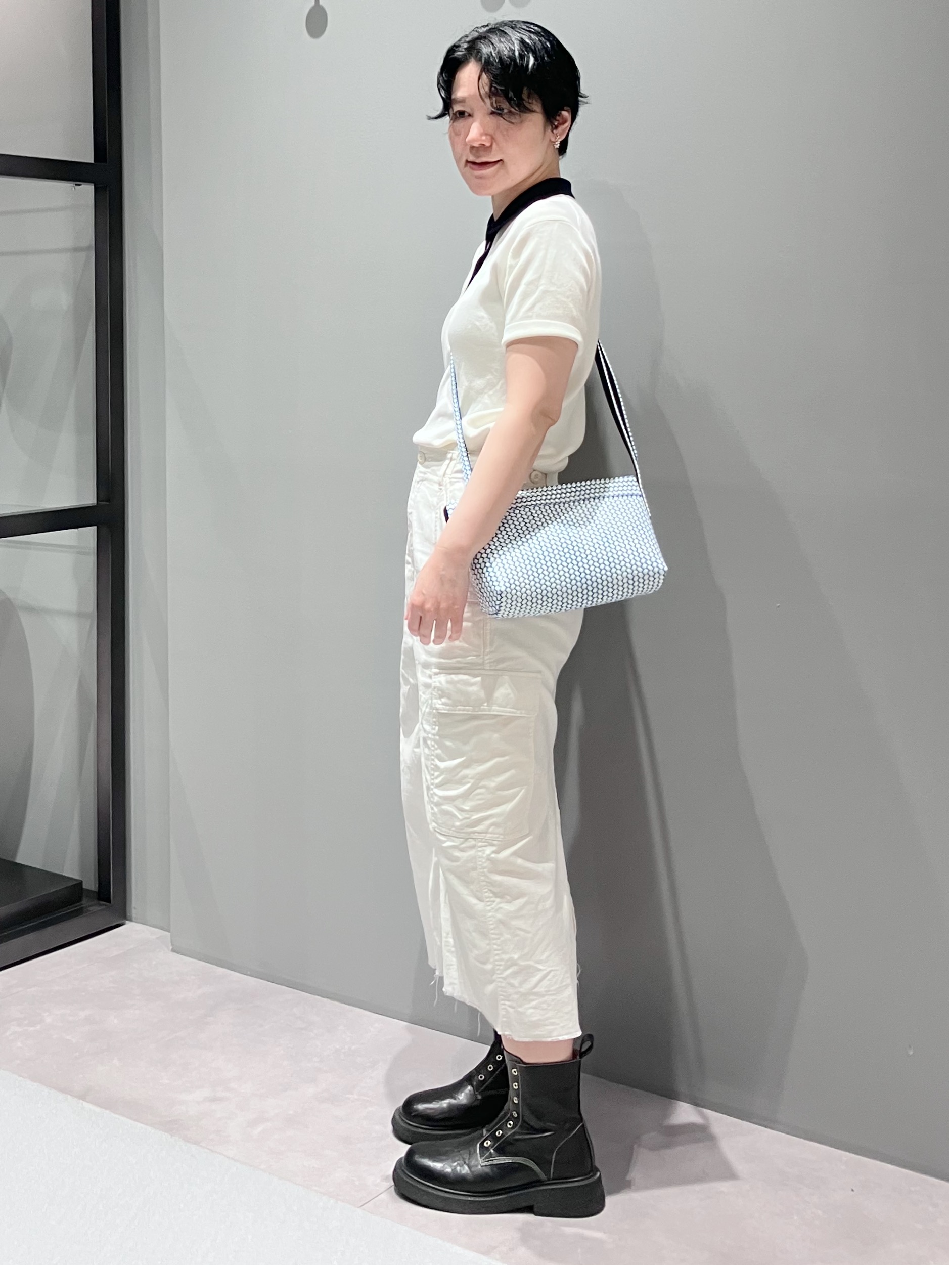 Cさんの「HIROKO HAYASHI｜OTTICA（オッティカ）ショルダーバッグ」を使ったコーディネート