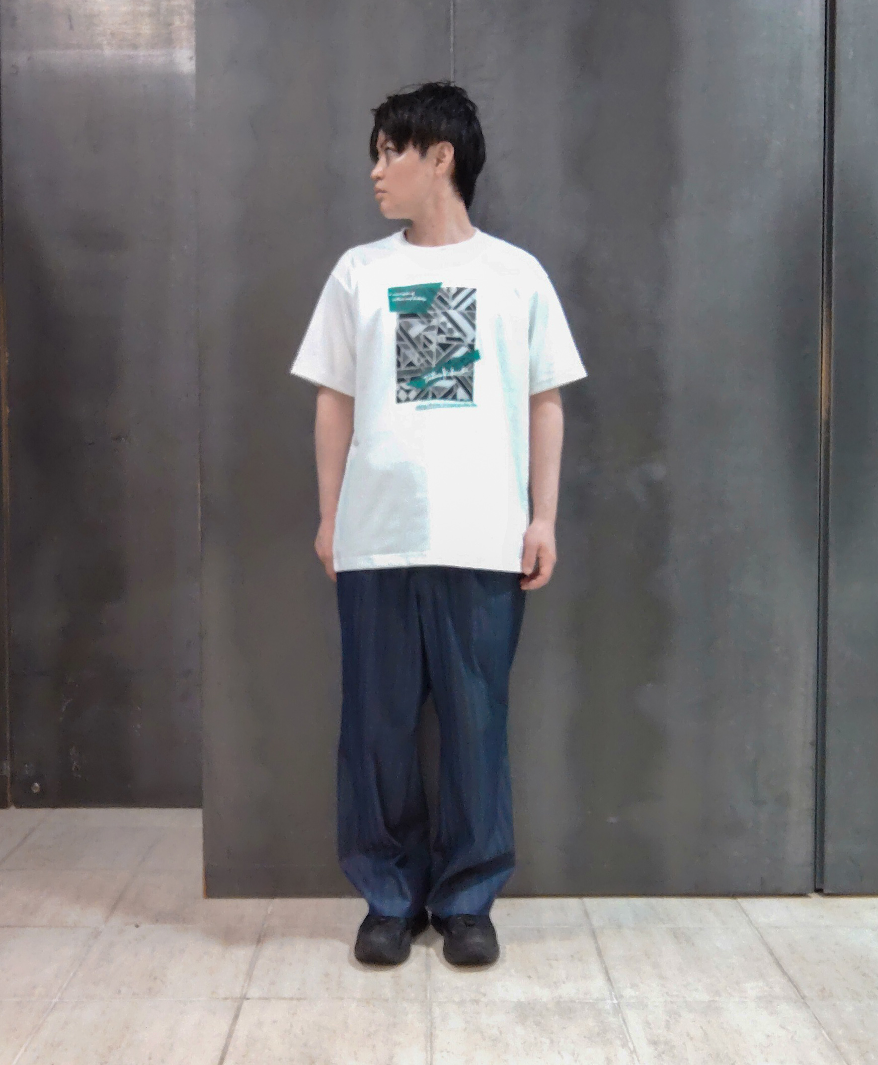 shiominさんの「TAKEO KIKUCHI｜【通気性】トリコットサッカー オープンカラー シャツ」を使ったコーディネート
