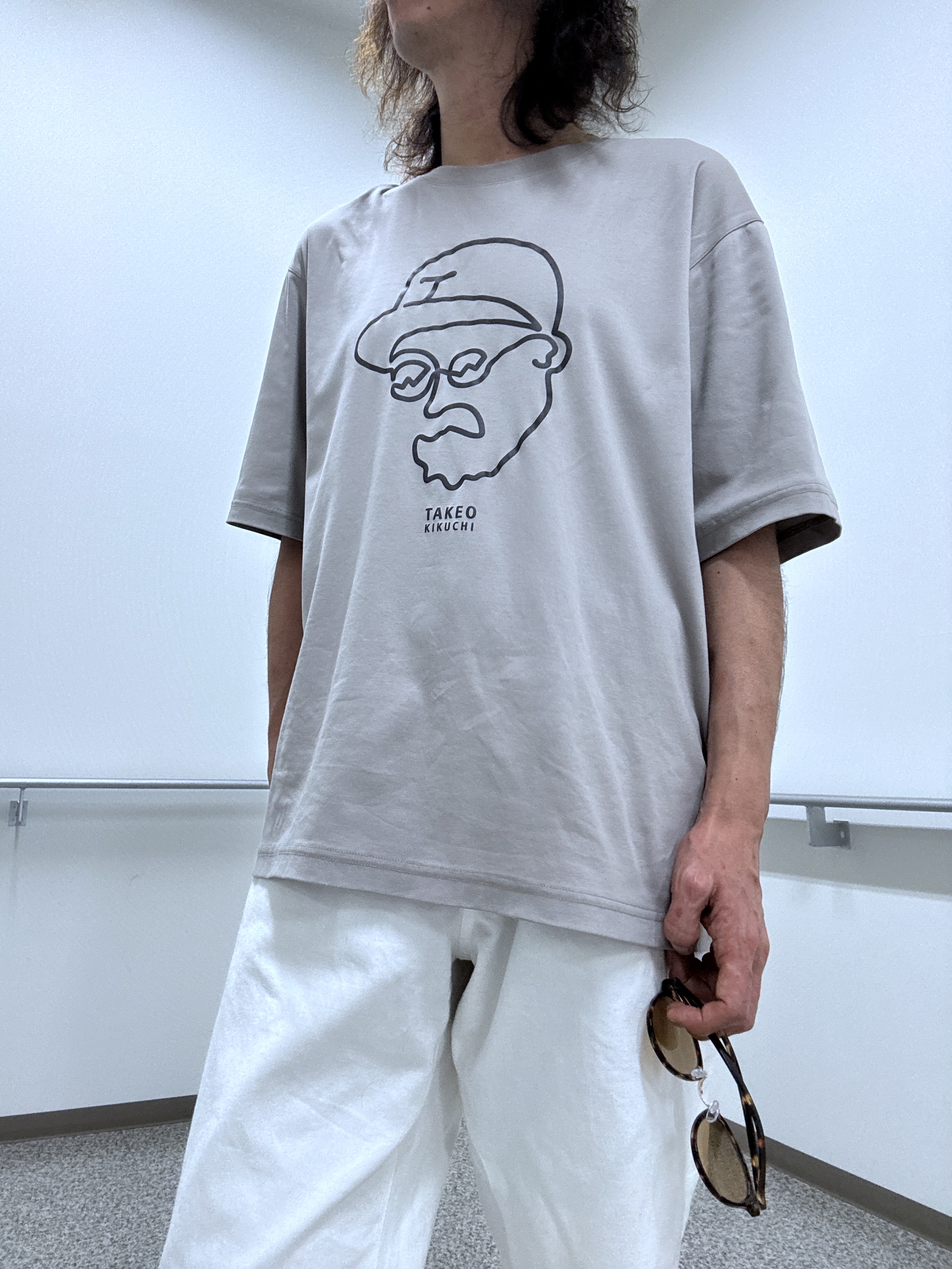 おーのさんの「TAKEO KIKUCHI｜【BOWLER HAT LABEL】ボーラーハットウォーカー刺繍 半袖デニムシャツ」を使ったコーディネート
