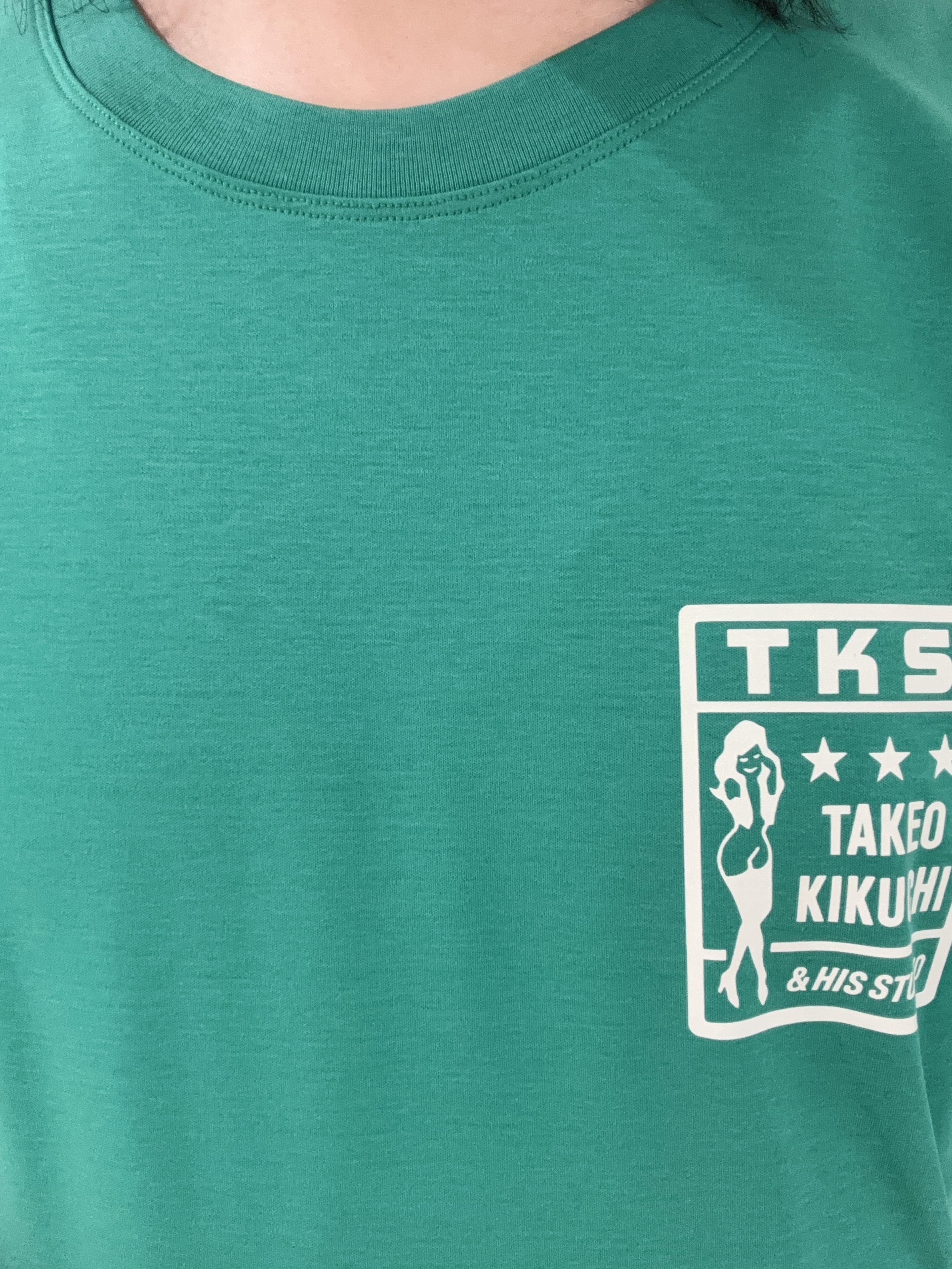 及川さんの「TAKEO KIKUCHI｜【BOWLER HAT LABEL】アイスクリアコットン ラッキーセブン 半袖Tシャツ」を使ったコーディネート