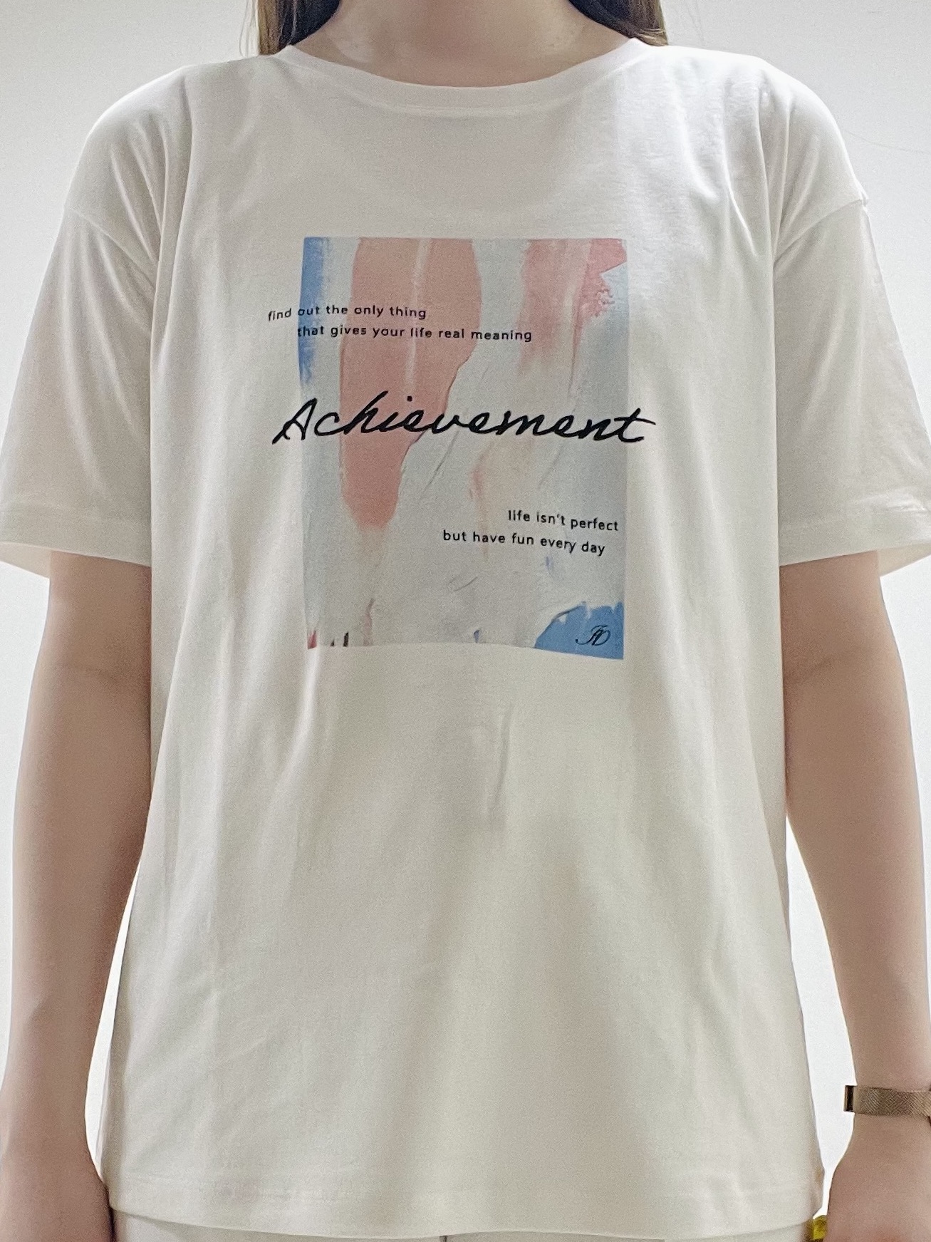 mさんの「INDIVI｜【接触冷感／洗える／2WAY】ドロスト付 シアーシャンブレーシャツ」を使ったコーディネート