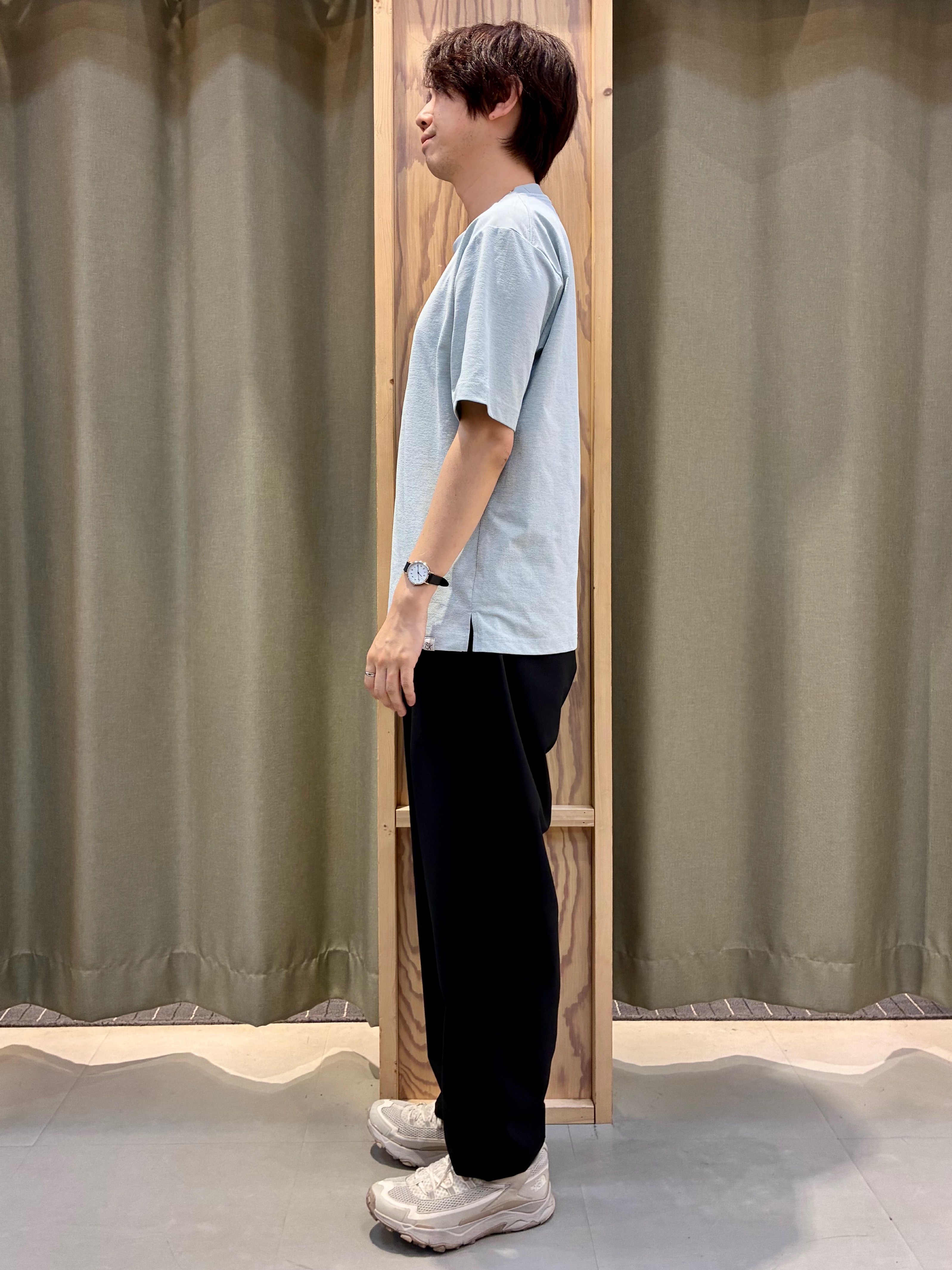 yoshiさんの「THE SHOP TK｜【新色追加＆再入荷!!】【吸水速乾/UV/透け防止/遮熱/接触冷感】BO-NO TEE/ボーノTシャ」を使ったコーディネート
