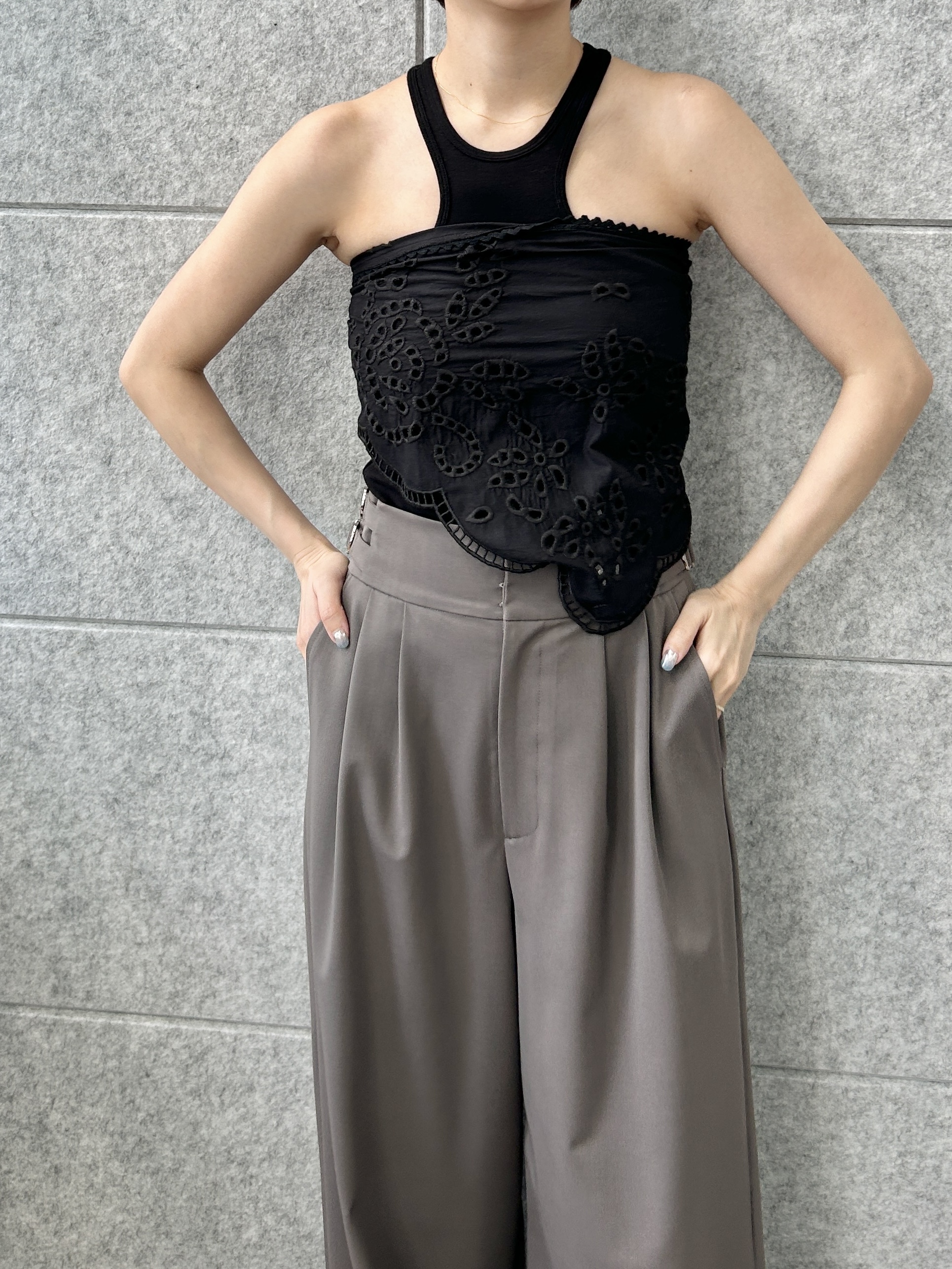 harunaさんの「CODE A｜【Re】【Cup-in】design cut tank」を使ったコーディネート