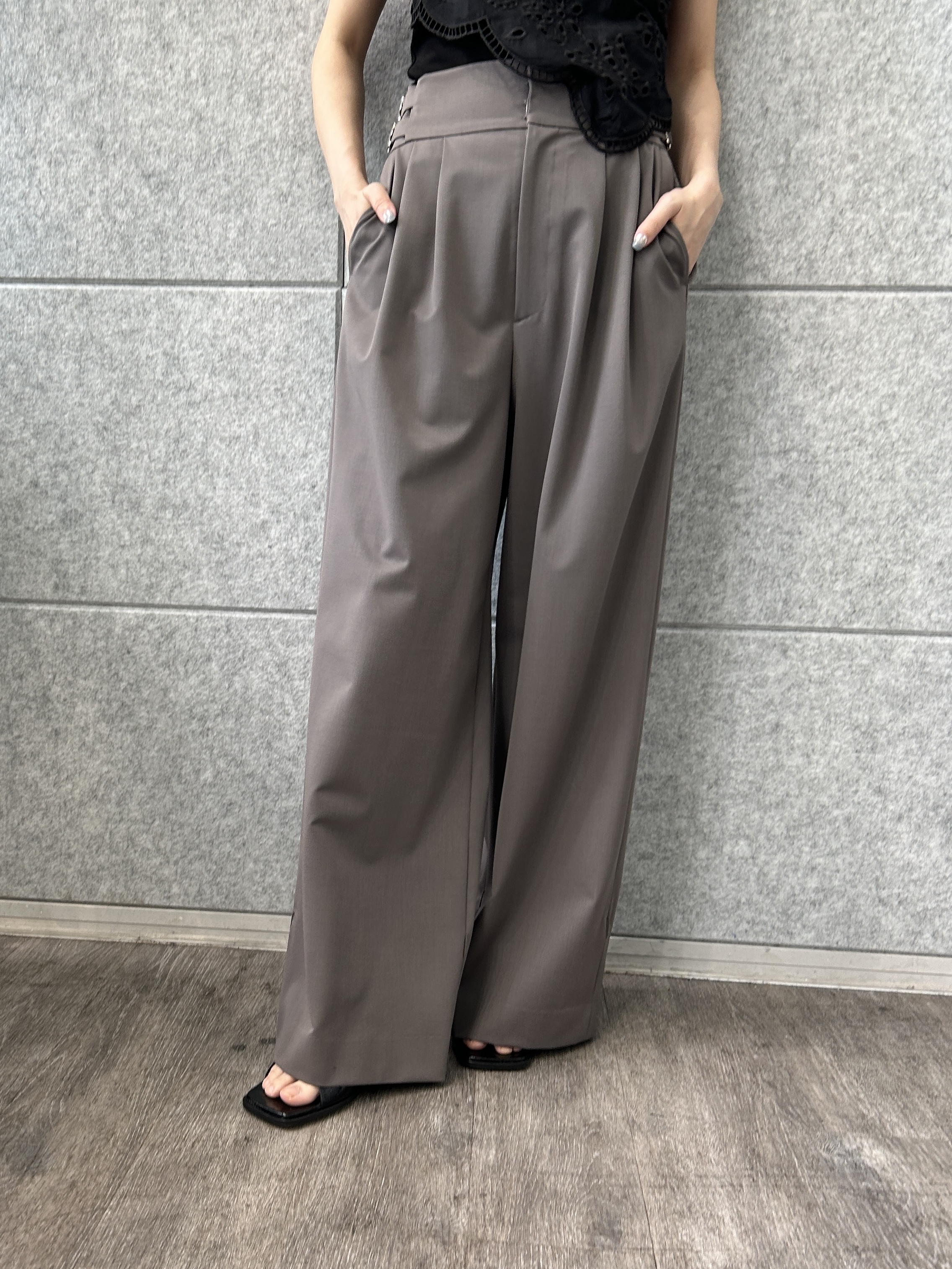 harunaさんの「CODE A｜rib zip cardigan」を使ったコーディネート