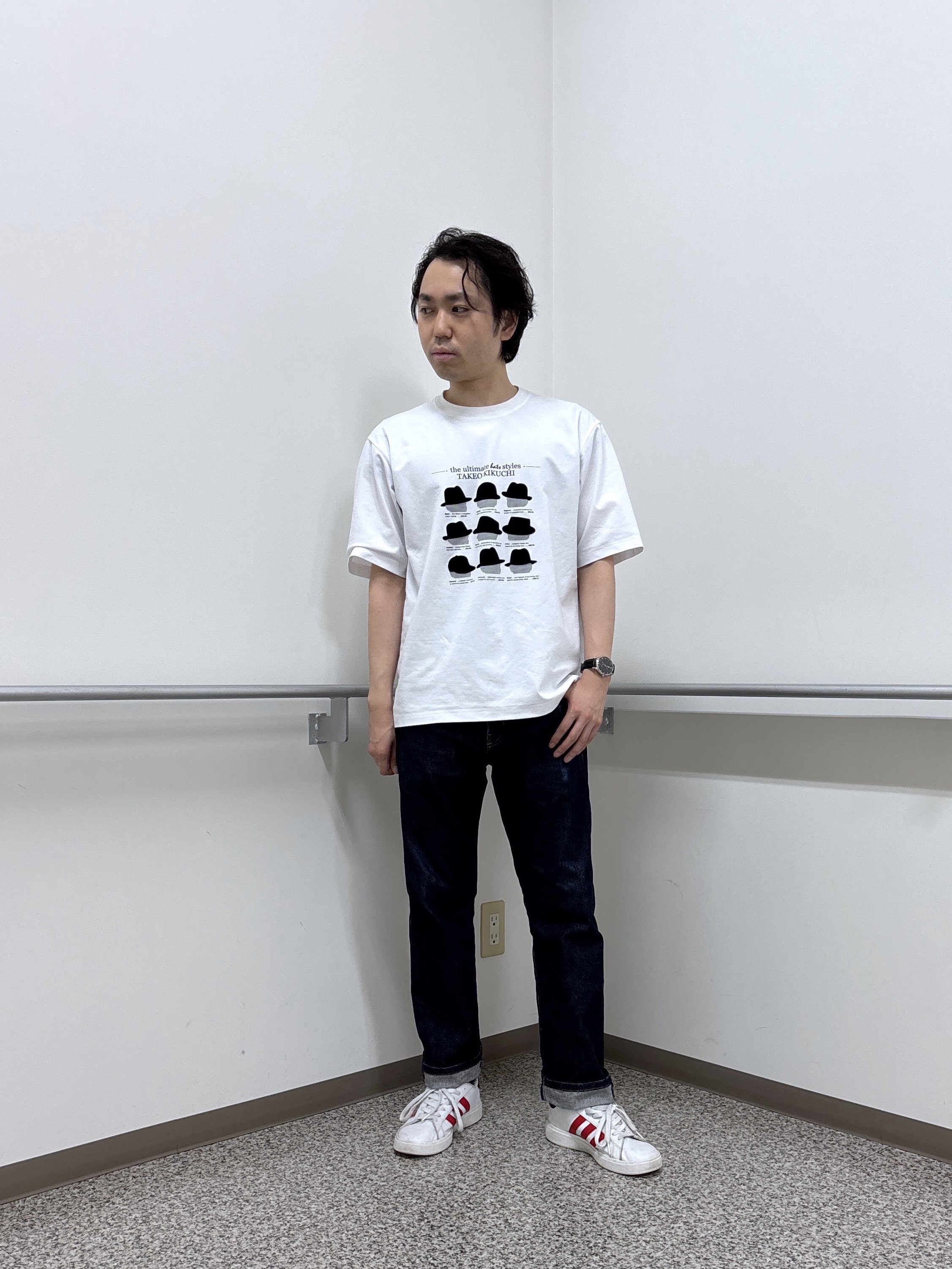 KEIさんの「TAKEO KIKUCHI｜【通気性】トリコットサッカー 7分袖シャツ」を使ったコーディネート