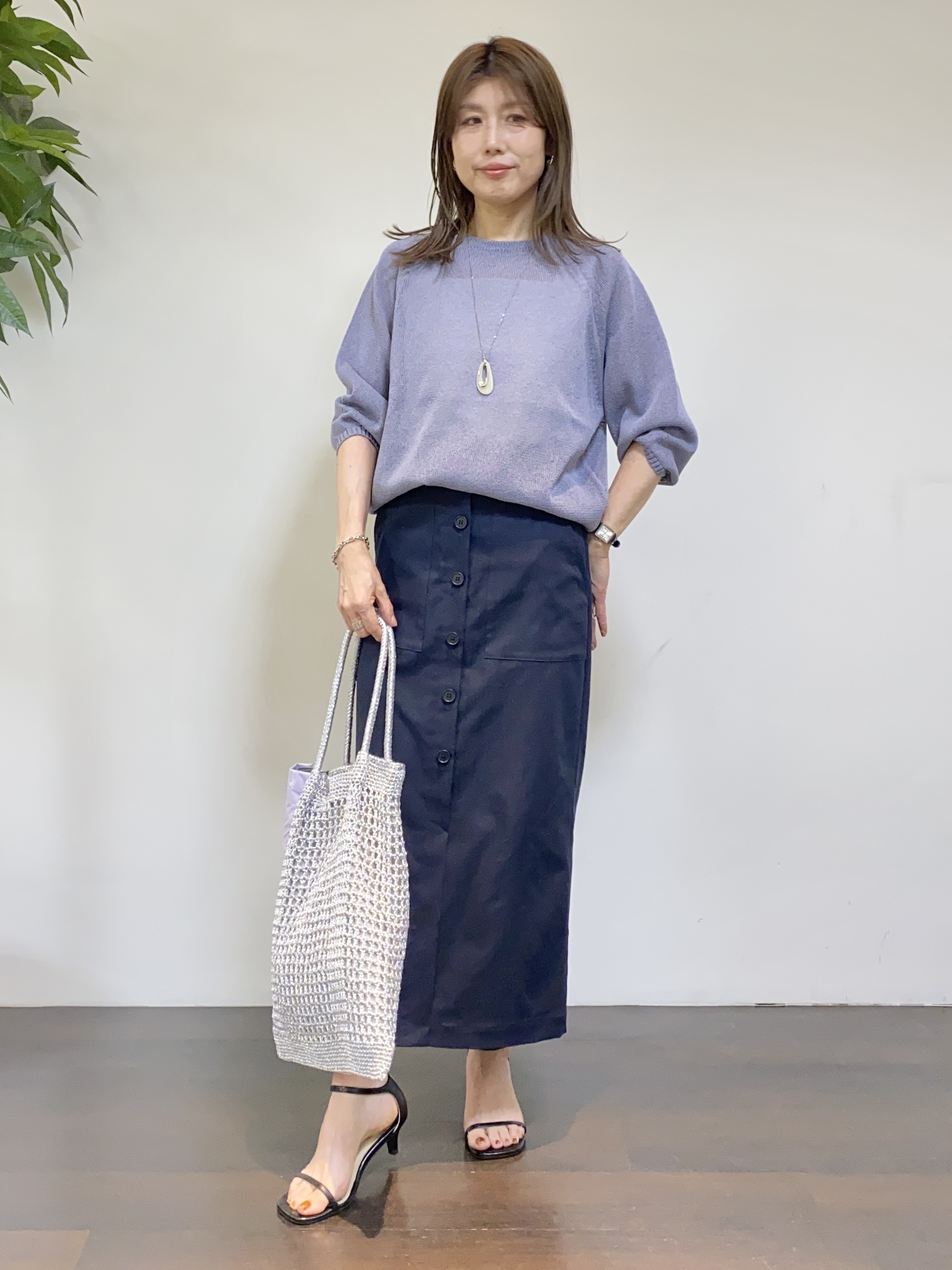 tomoさんの「UNTITLED｜◆【洗える】シアーブルゾン」を使ったコーディネート