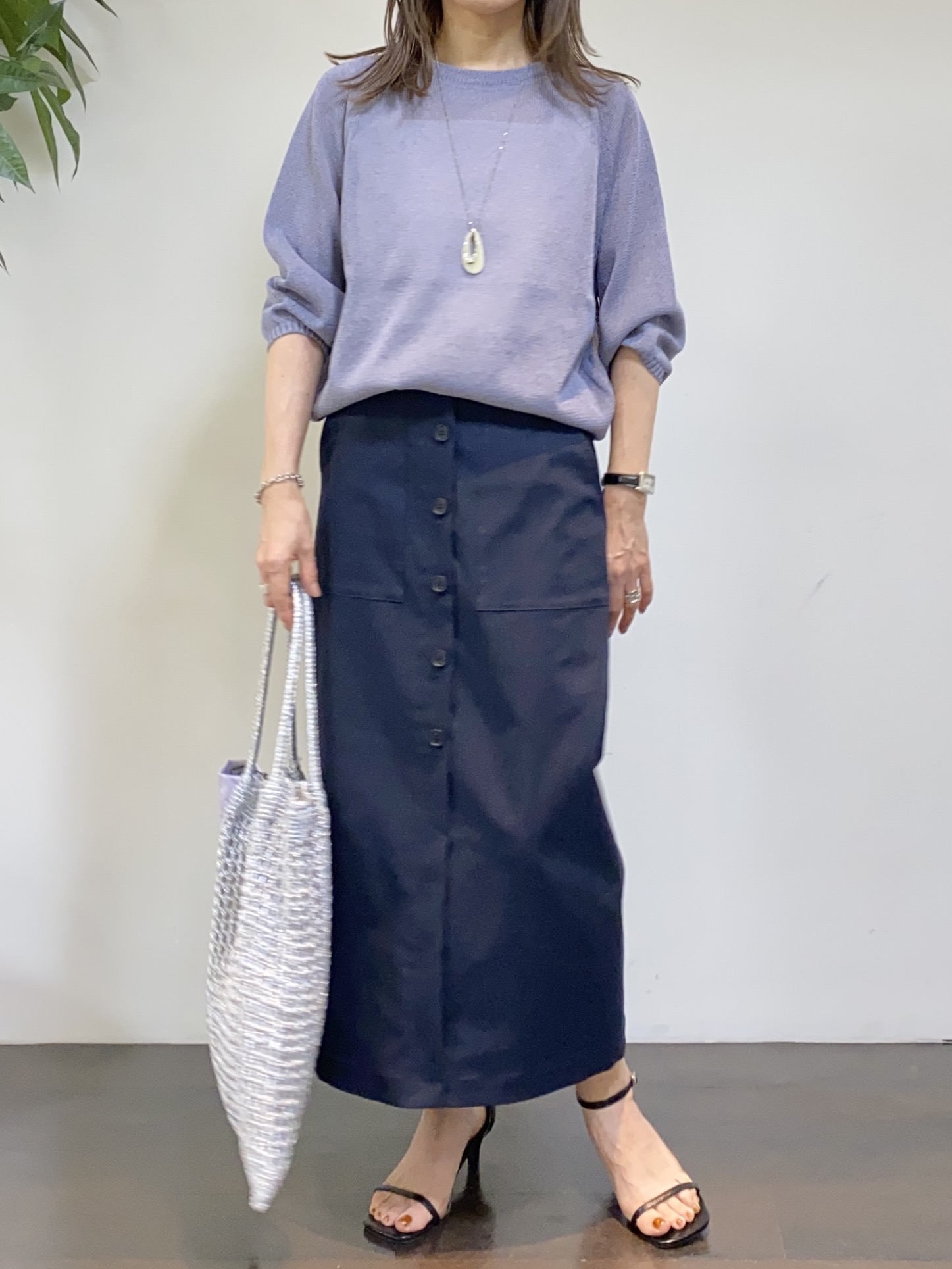 tomoさんの「UNTITLED｜◆【洗える】シアーブルゾン」を使ったコーディネート