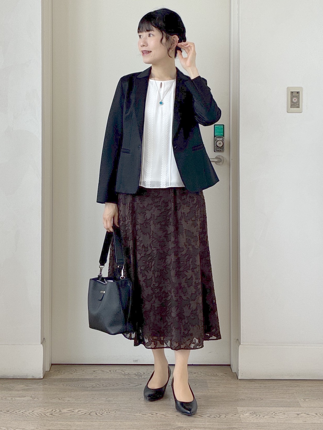  beni_gingerさんの「Reflect｜【SS-4Lサイズ／UVカット／接触冷感】匠ジャケット／ベーシックテーラード」を使ったコーディネート