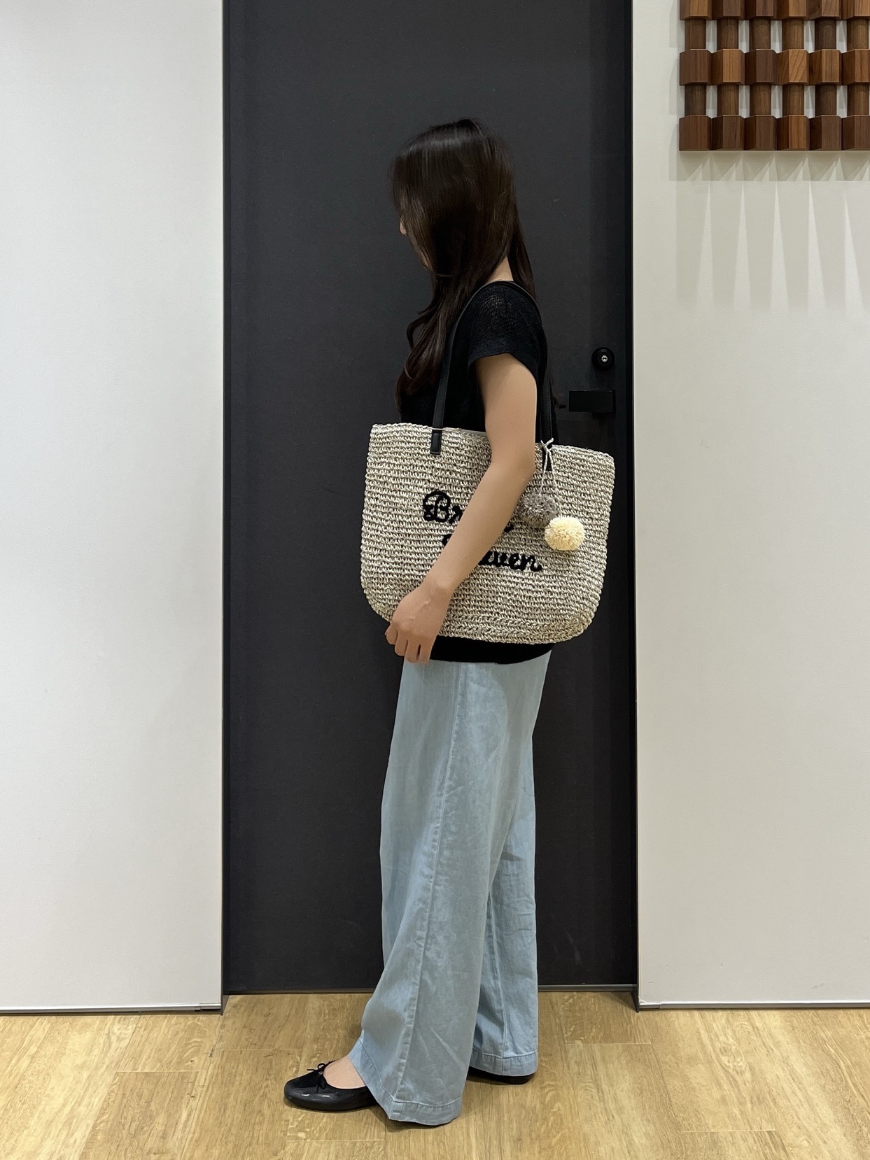 Minaさんの「Dessin｜【洗える】ペーパー混ニットベスト」を使ったコーディネート