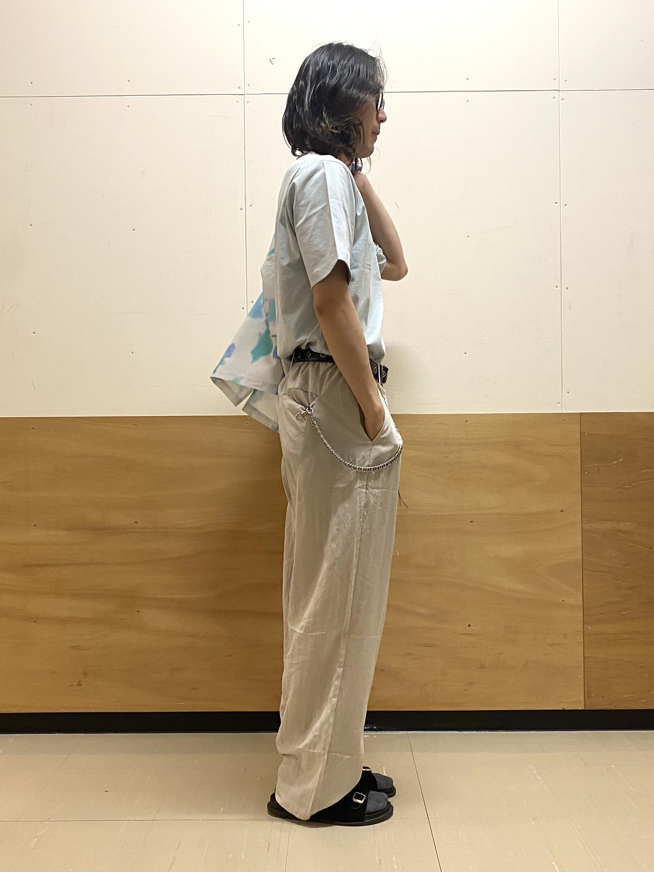 keyさんの「THE SHOP TK｜【新色追加＆再入荷!!】【吸水速乾/UV/透け防止/遮熱/接触冷感】BO-NO TEE/ボーノTシャ」を使ったコーディネート