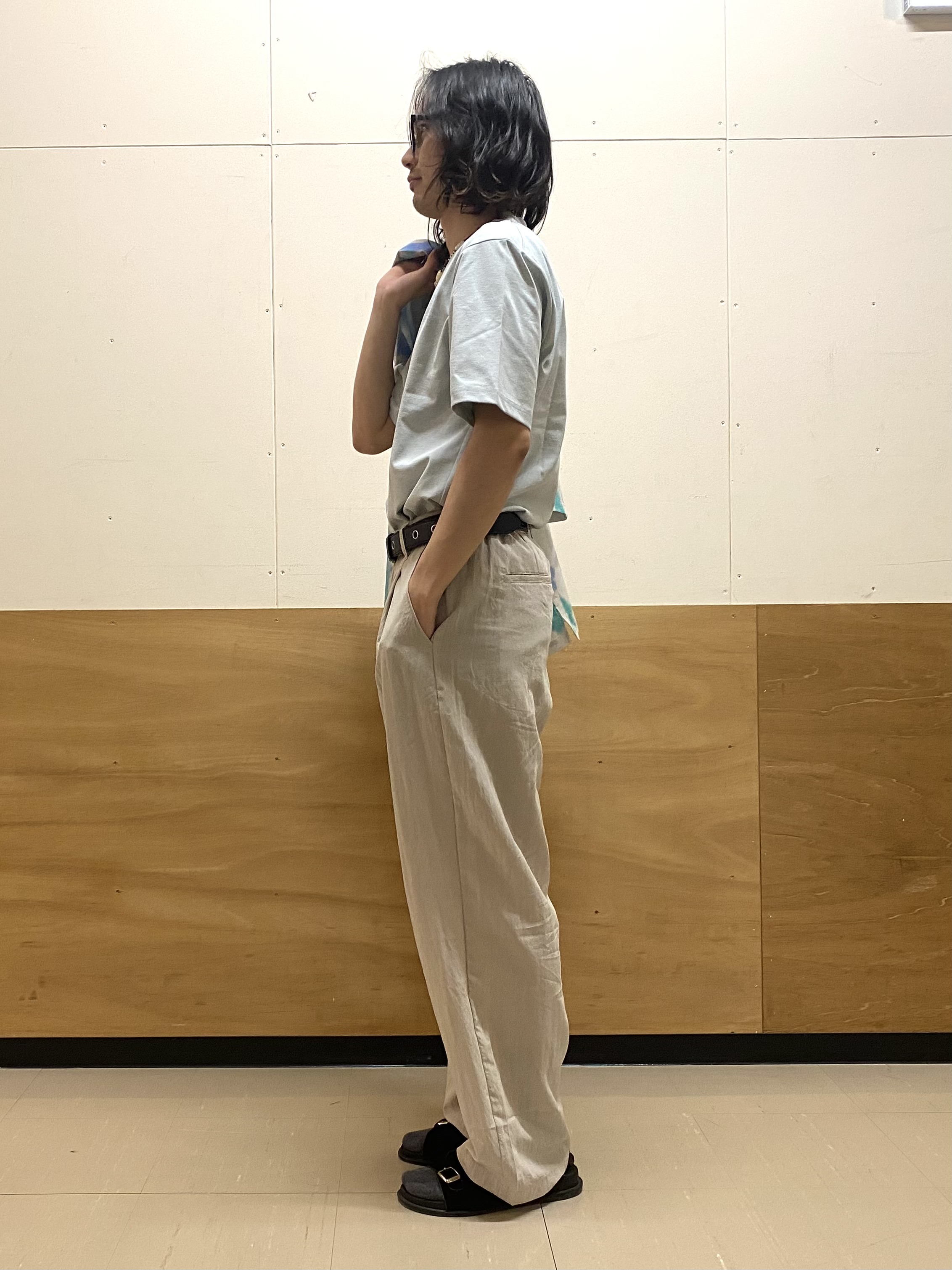 keyさんの「THE SHOP TK｜【新色追加＆再入荷!!】【吸水速乾/UV/透け防止/遮熱/接触冷感】BO-NO TEE/ボーノTシャ」を使ったコーディネート