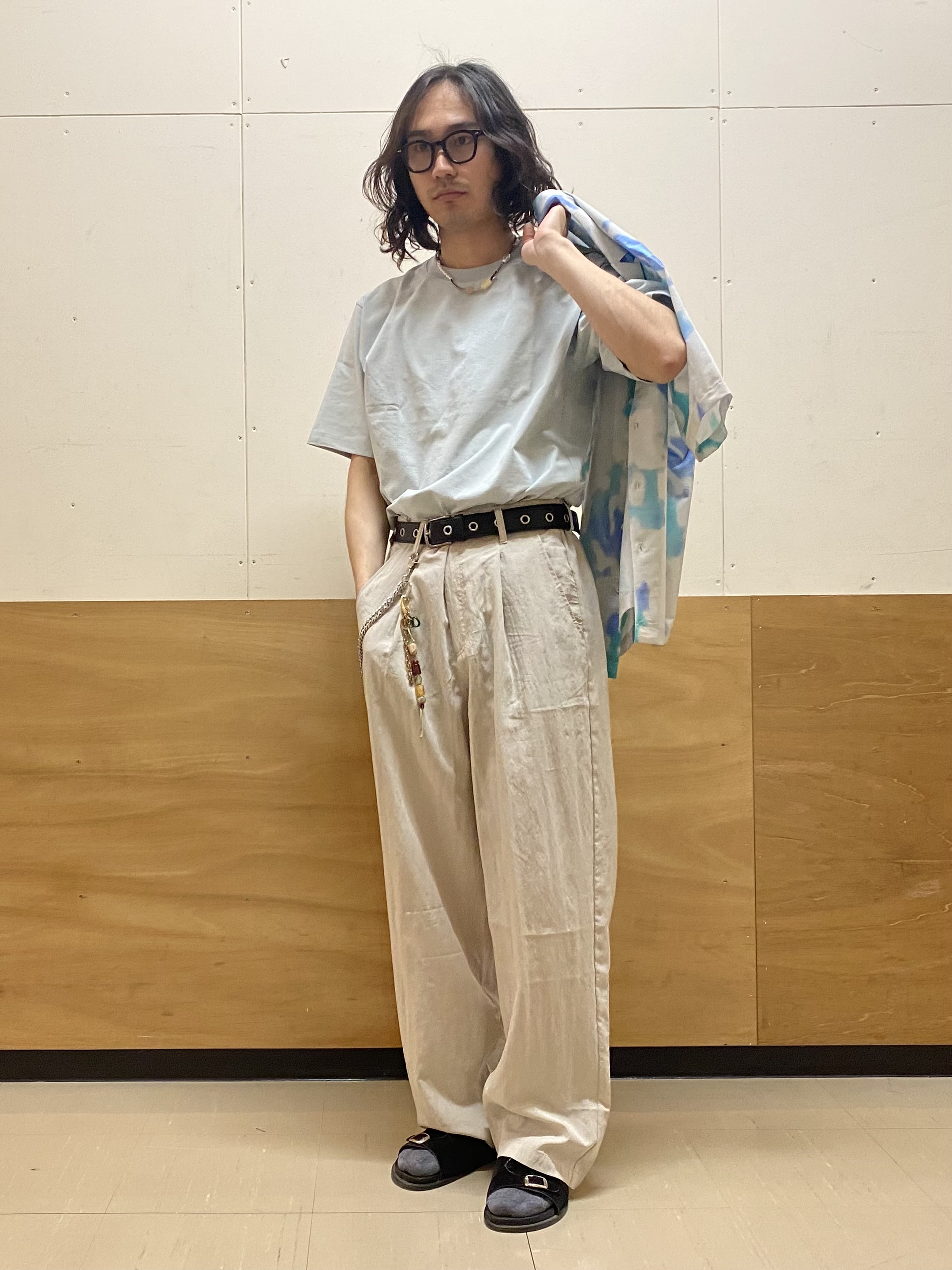 keyさんの「THE SHOP TK｜【新色追加＆再入荷!!】【吸水速乾/UV/透け防止/遮熱/接触冷感】BO-NO TEE/ボーノTシャ」を使ったコーディネート
