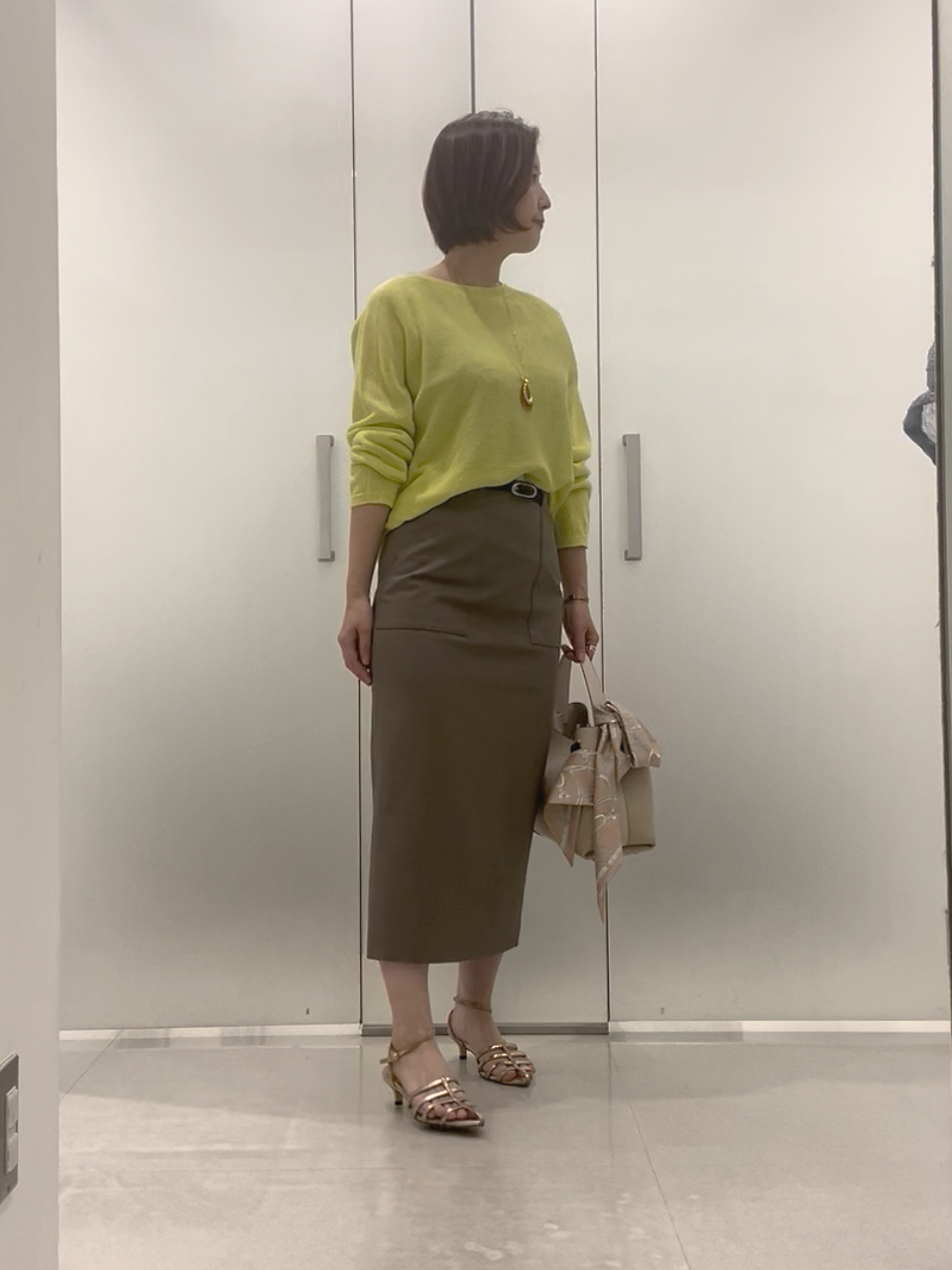 まどかさんの「UNTITLED｜【ステンレスチェーン】ティアーズネックレス」を使ったコーディネート