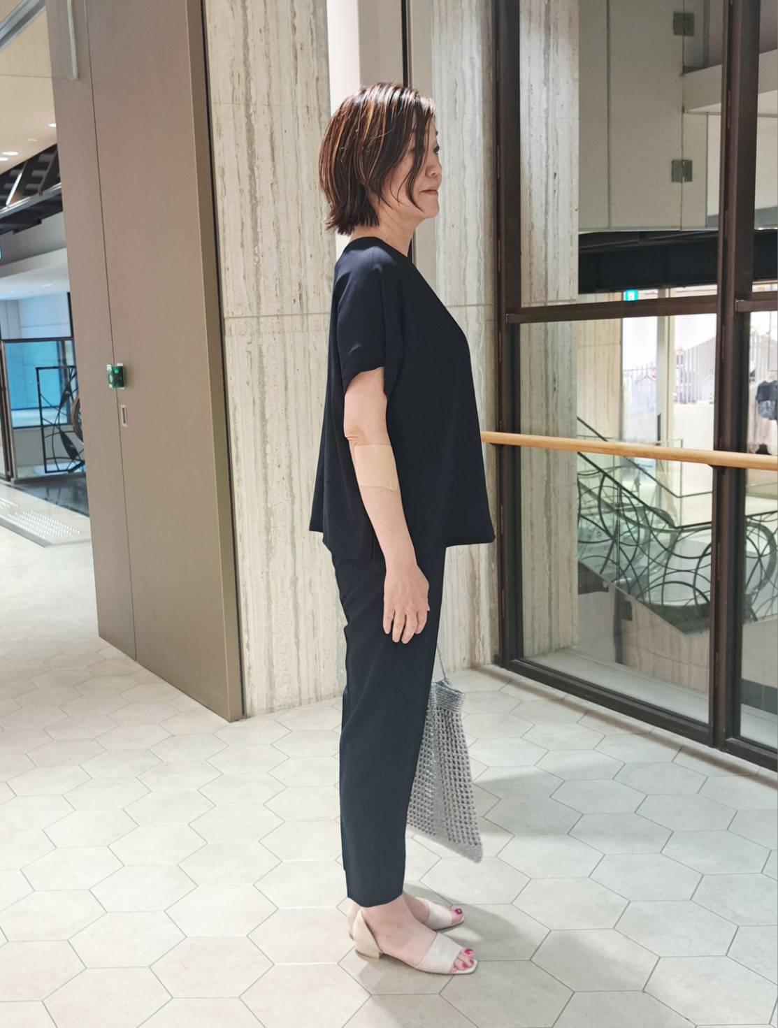姉さんさんの「UNTITLED｜【セットアップ可/UVカット/前後2WAY】リラクシーフレンチスリーブブラウス」を使ったコーディネート