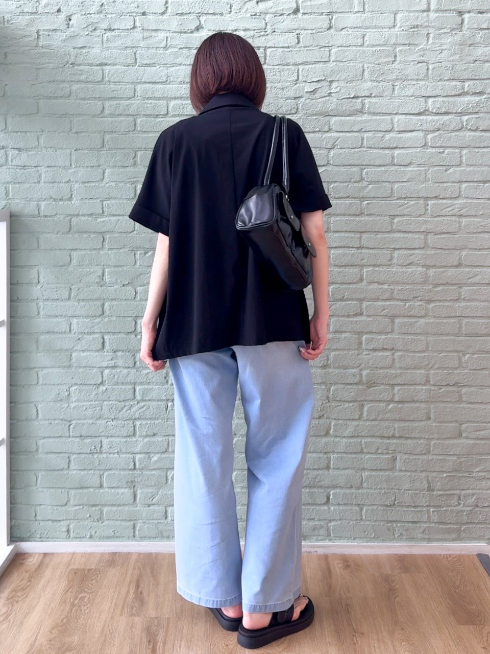 𝐜𝐡𝐢𝐤𝐚さんの「SHOO･LA･RUE｜【高レビュー/洗濯機可/セットアップ可】軽凛(かろりん) 半袖ジャケット」を使ったコーディネート