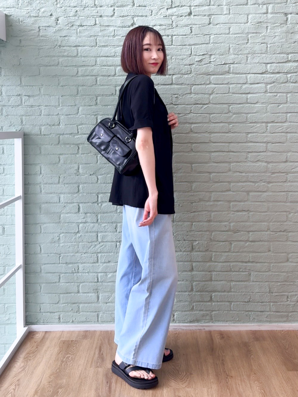 𝐜𝐡𝐢𝐤𝐚さんの「SHOO･LA･RUE｜【高レビュー/洗濯機可/セットアップ可】軽凛(かろりん) 半袖ジャケット」を使ったコーディネート