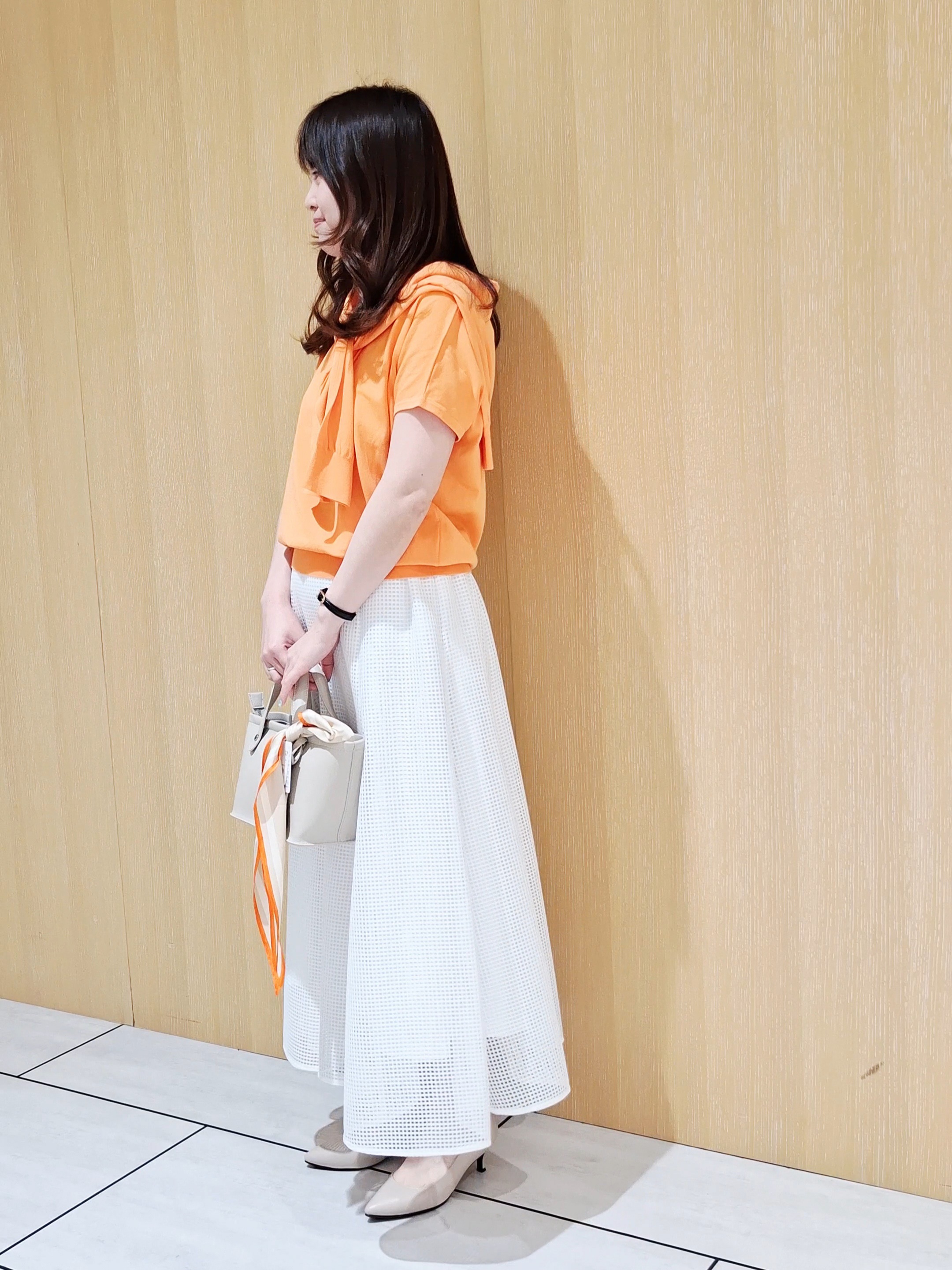 YuKaRiさんの「UNTITLED｜【9色展開/アンサンブル可/洗える】コットンベーシックニット」を使ったコーディネート