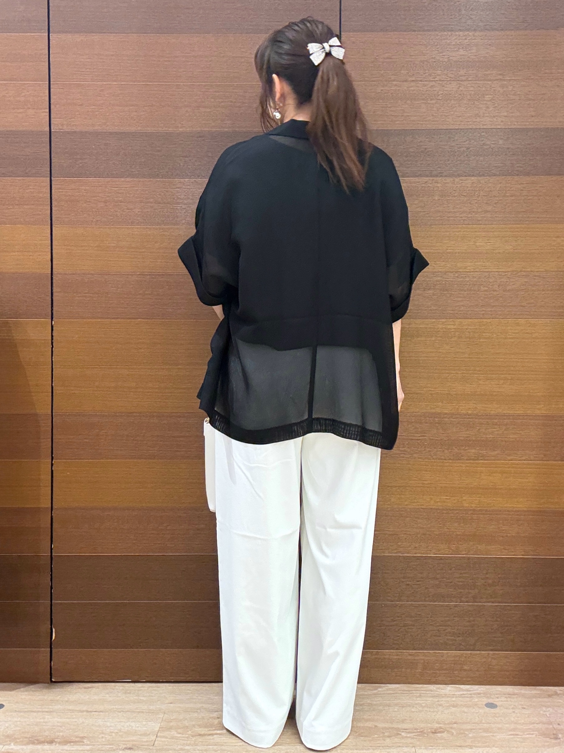 maichiさんの「OPAQUE.CLIP｜メッシュテーラードジャケット【洗濯機OK】」を使ったコーディネート