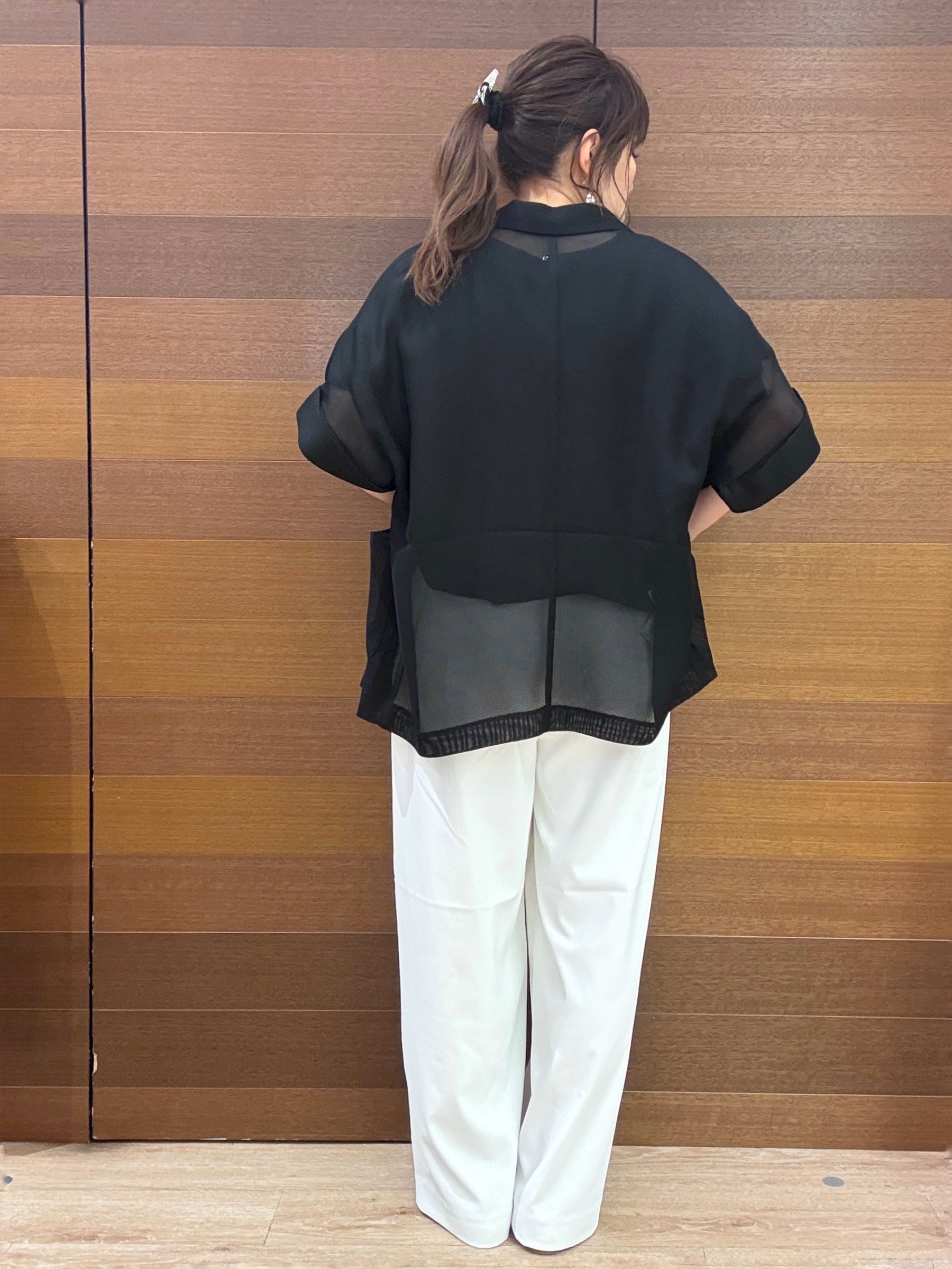 maichiさんの「OPAQUE.CLIP｜メッシュテーラードジャケット【洗濯機OK】」を使ったコーディネート