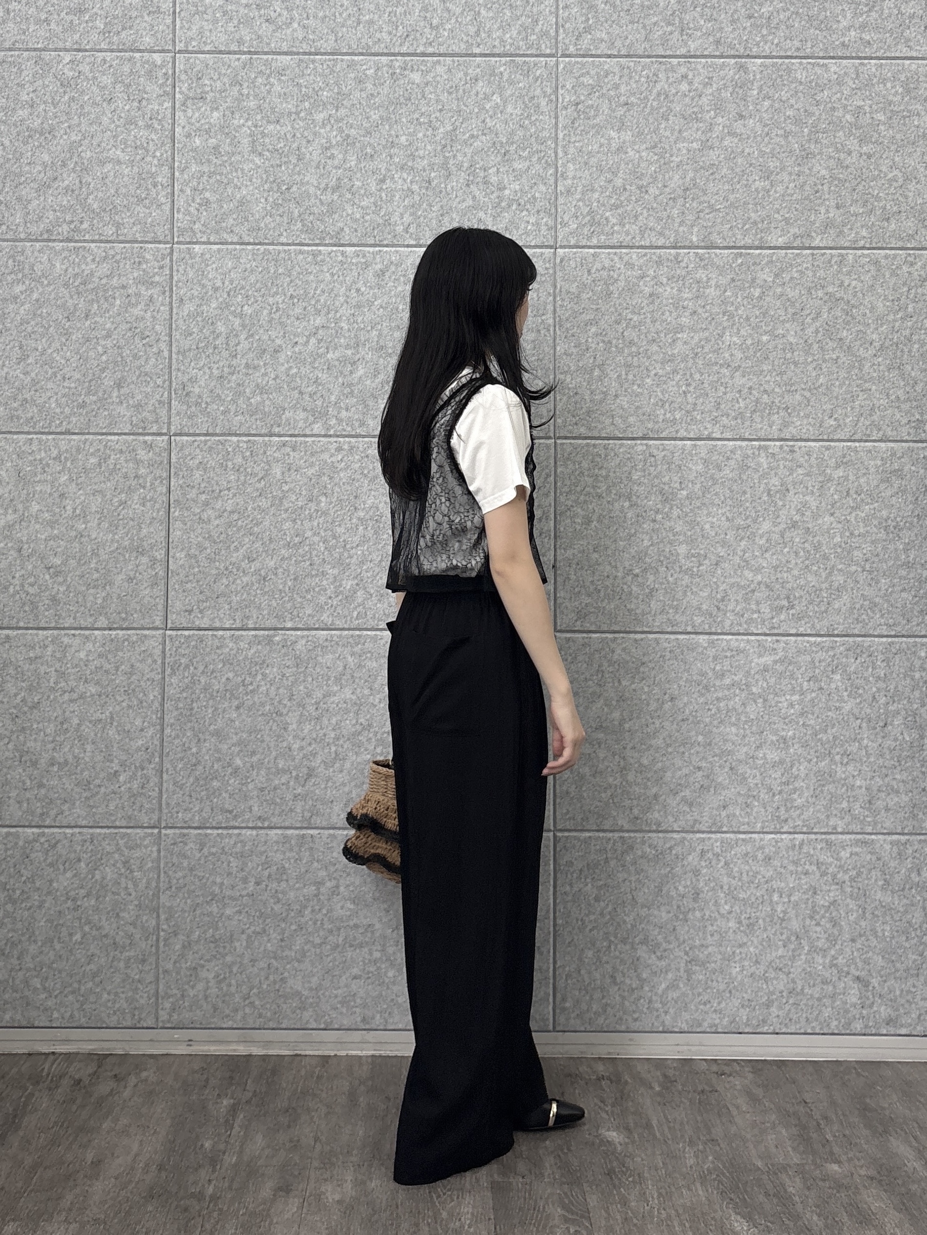 rinaさんの「INDIVI｜Comfy SET UP｜ハーフスリーブジャケット【セットアップ対応／通勤／接触冷感／UVカット】」を使ったコーディネート