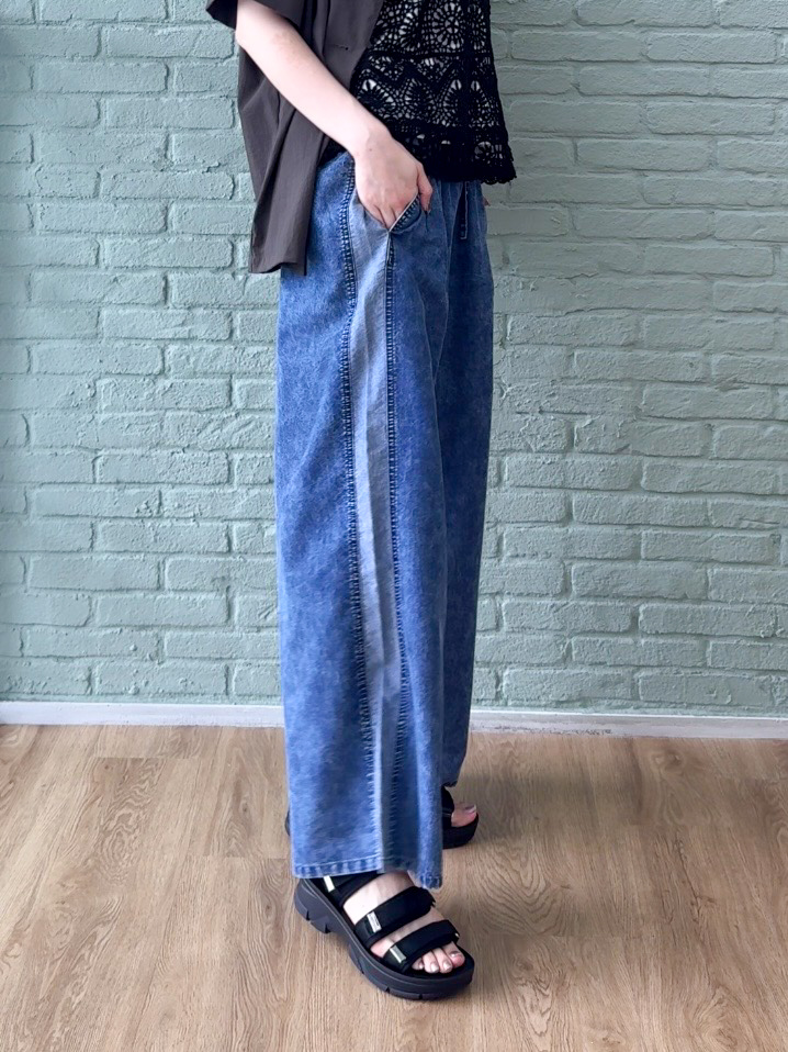 𝐜𝐡𝐢𝐤𝐚さんの「SHOO･LA･RUE｜【高レビュー/洗濯機可/セットアップ可】軽凛(かろりん) 半袖ジャケット」を使ったコーディネート