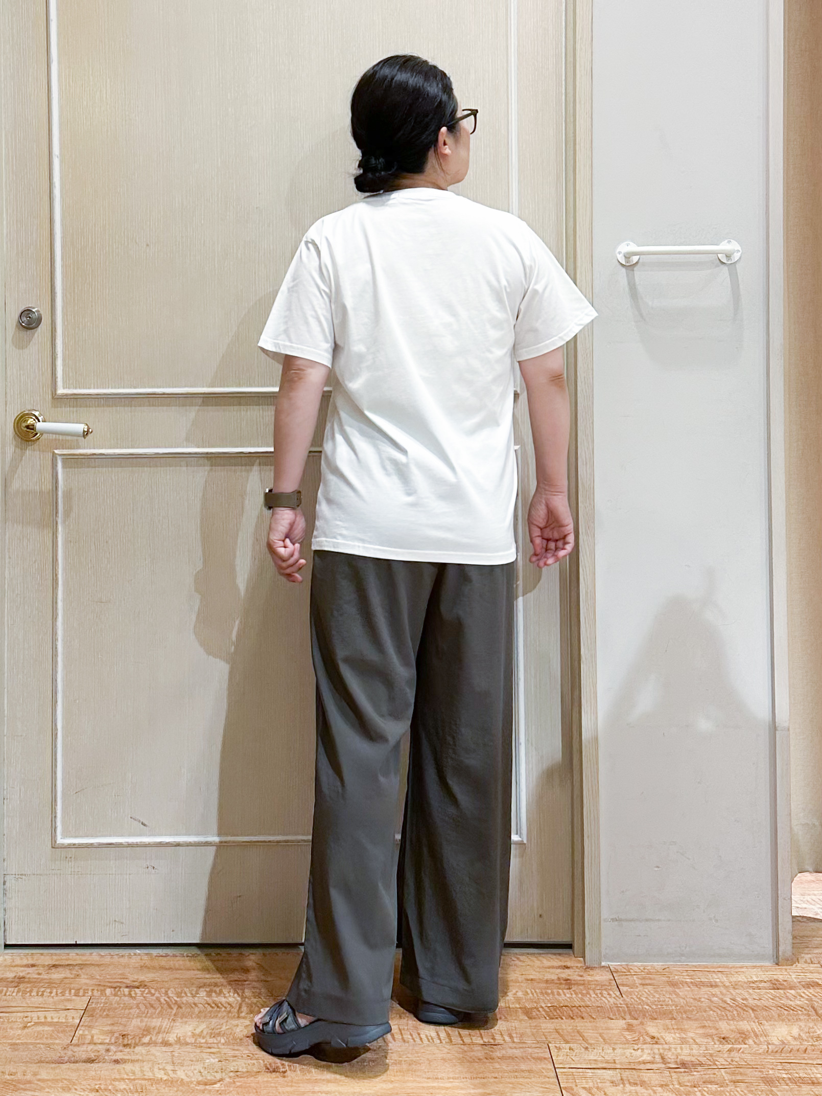 umeさんの「SHOO･LA･RUE｜【高レビュー/洗濯機可/セットアップ可】軽凛(かろりん) 半袖ジャケット」を使ったコーディネート