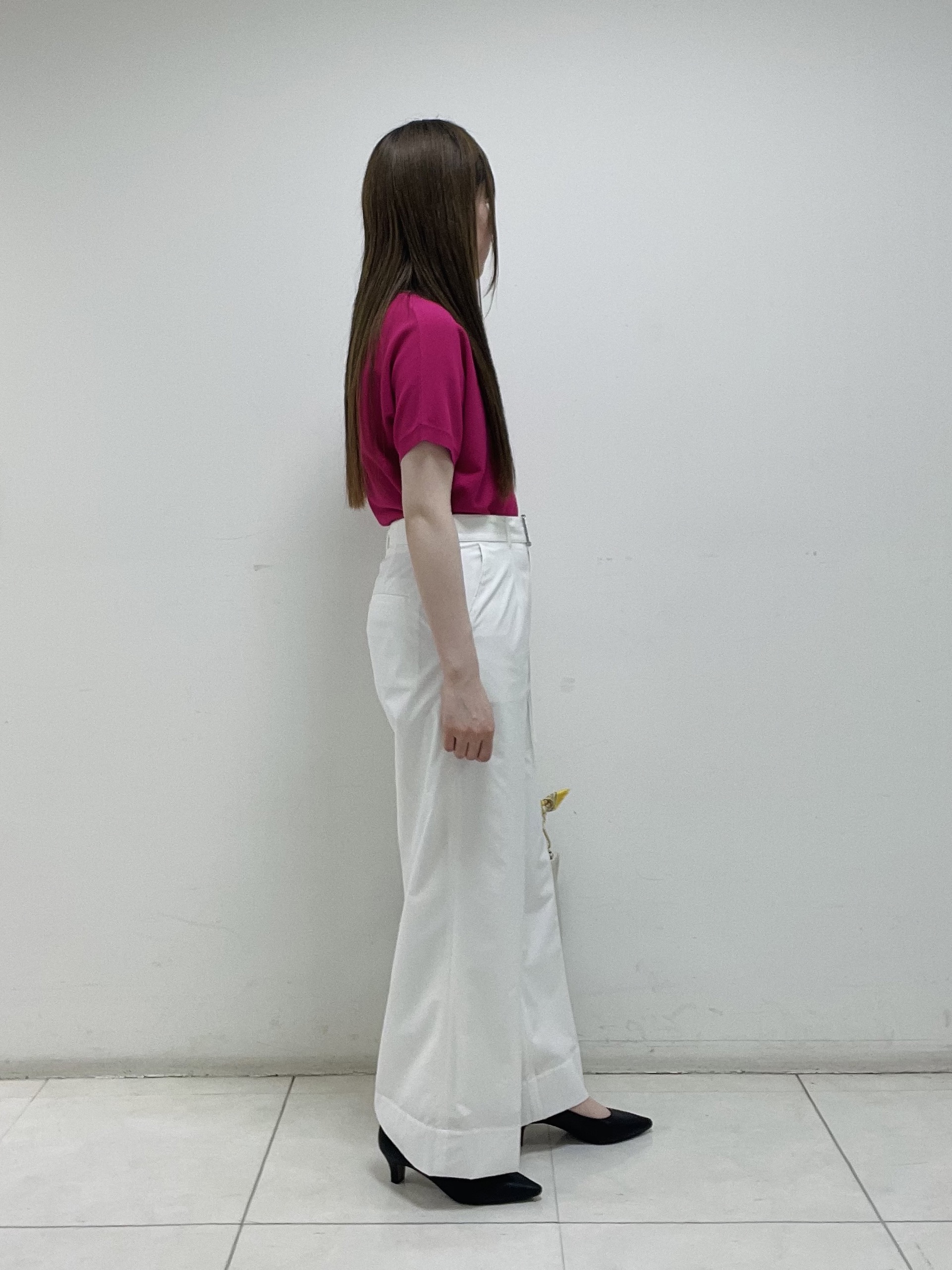 mさんの「INDIVI｜【洗える／メッシュ素材／SETUP可能】半袖シアージャケット」を使ったコーディネート