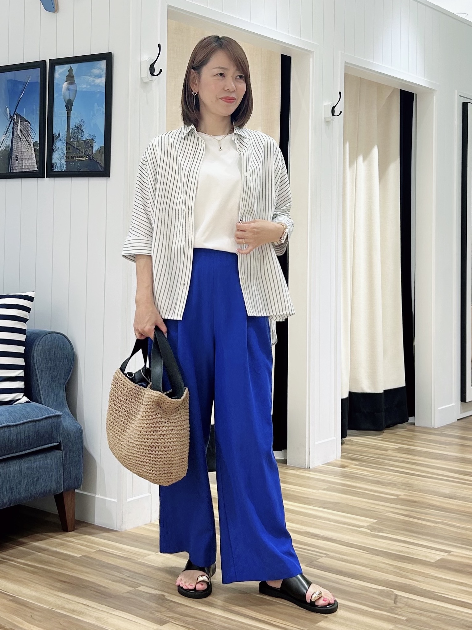 ☆SATO☆さんの「Dessin｜【UVカット/接触冷感】美光沢カットソー」を使ったコーディネート