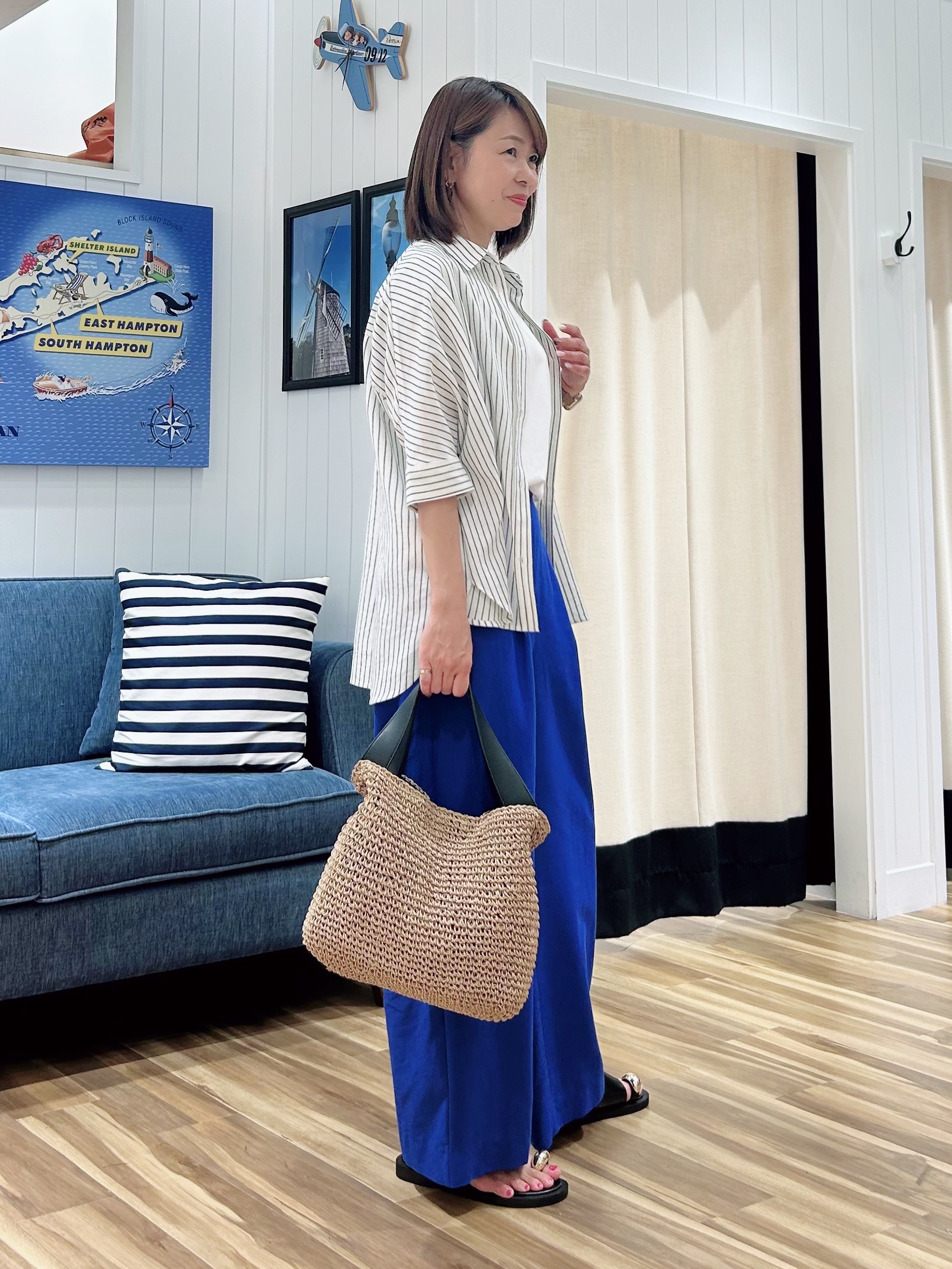 ☆SATO☆さんの「Dessin｜【UVカット/接触冷感】美光沢カットソー」を使ったコーディネート