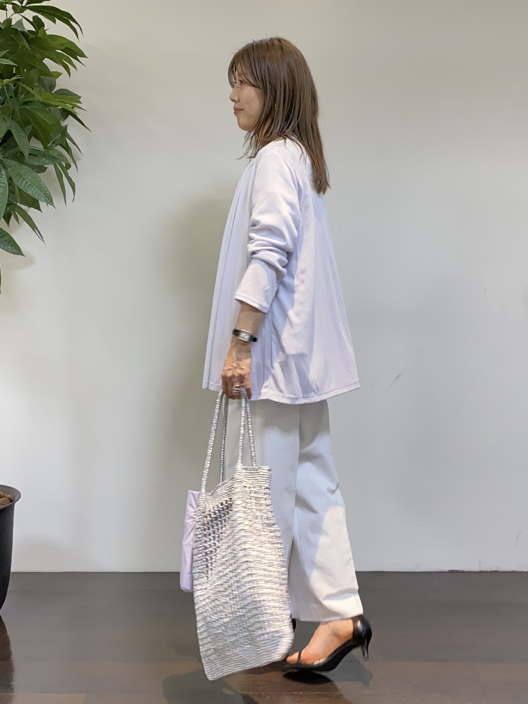 tomoさんの「UNTITLED｜◆【接触冷感/UV機能/遮熱】ジャージカーディガン」を使ったコーディネート