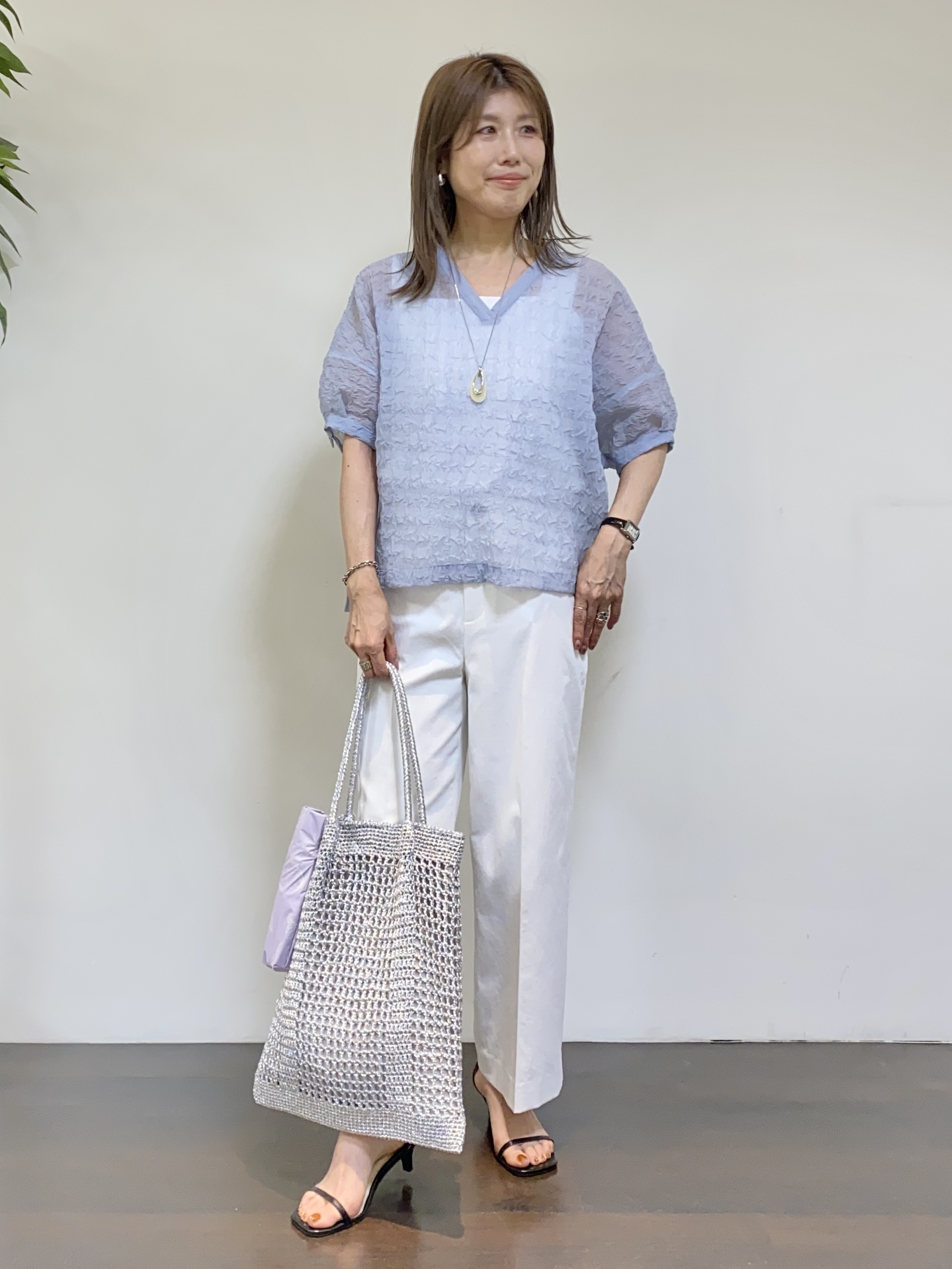 tomoさんの「UNTITLED｜◆【接触冷感/UV機能/遮熱】ジャージカーディガン」を使ったコーディネート