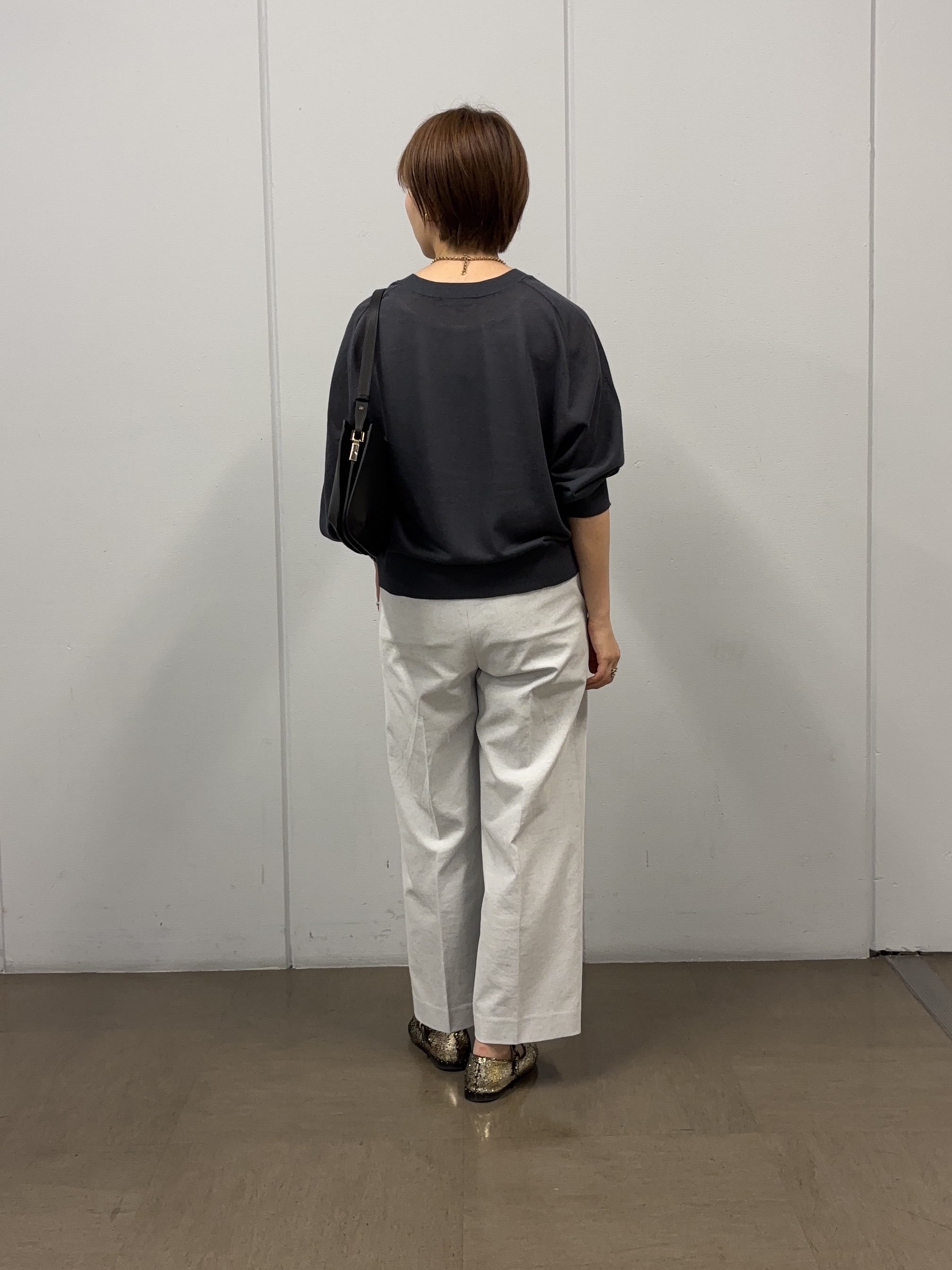 tsujiさんの「UNTITLED｜【アンサンブル可/シアー】リネンエステルカーディガン」を使ったコーディネート