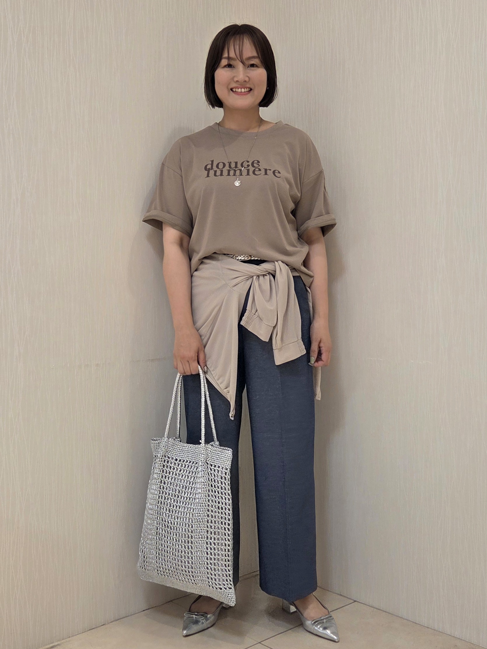 naokoさんの「UNTITLED｜◆【洗える】シアーブルゾン」を使ったコーディネート