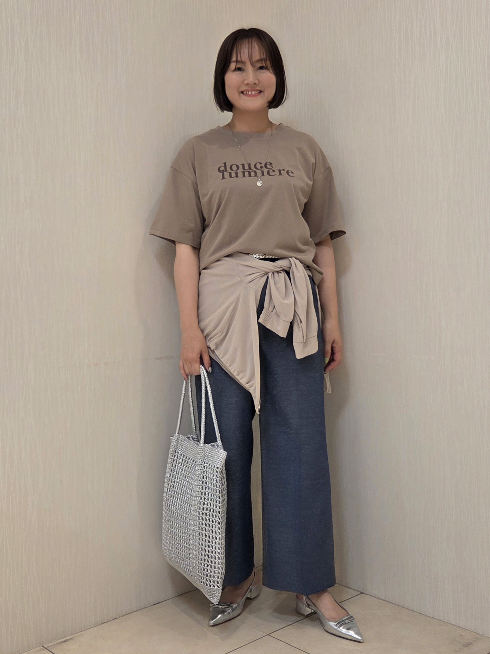 naokoさんの「UNTITLED｜◆【洗える】シアーブルゾン」を使ったコーディネート