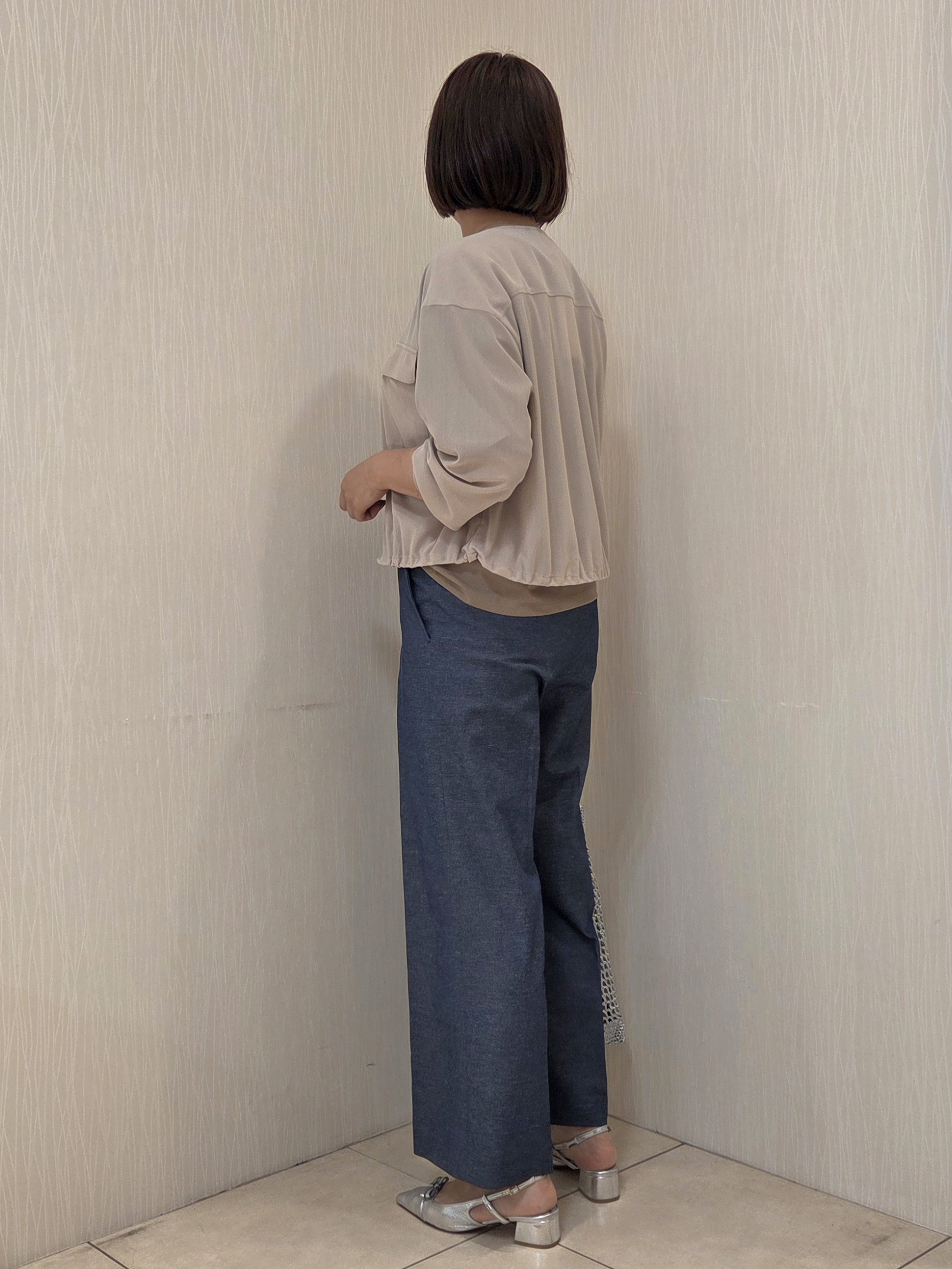 naokoさんの「UNTITLED｜◆【洗える】シアーブルゾン」を使ったコーディネート