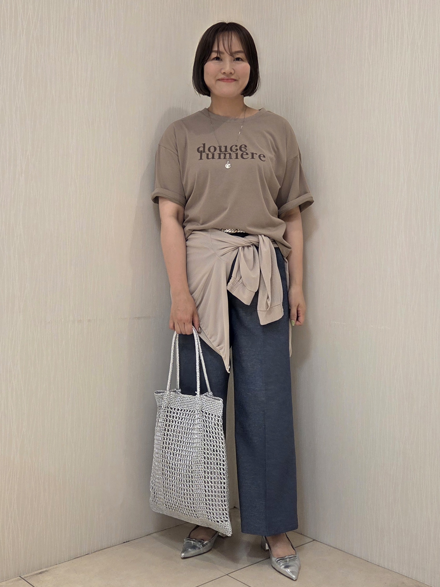 naokoさんの「UNTITLED｜◆【洗える】シアーブルゾン」を使ったコーディネート