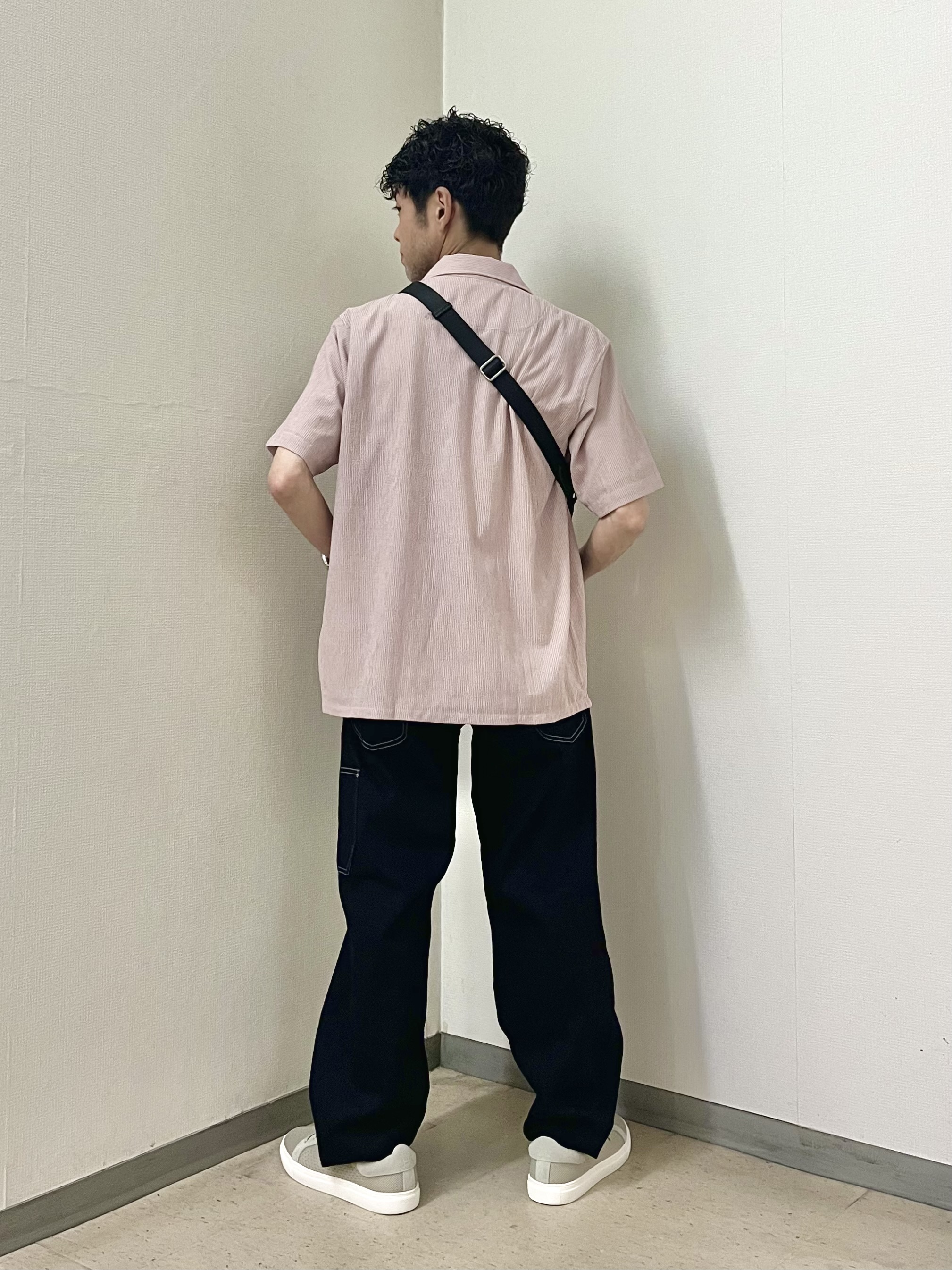 URAさんの「TAKEO KIKUCHI｜【通気性】トリコットサッカー オープンカラー シャツ」を使ったコーディネート