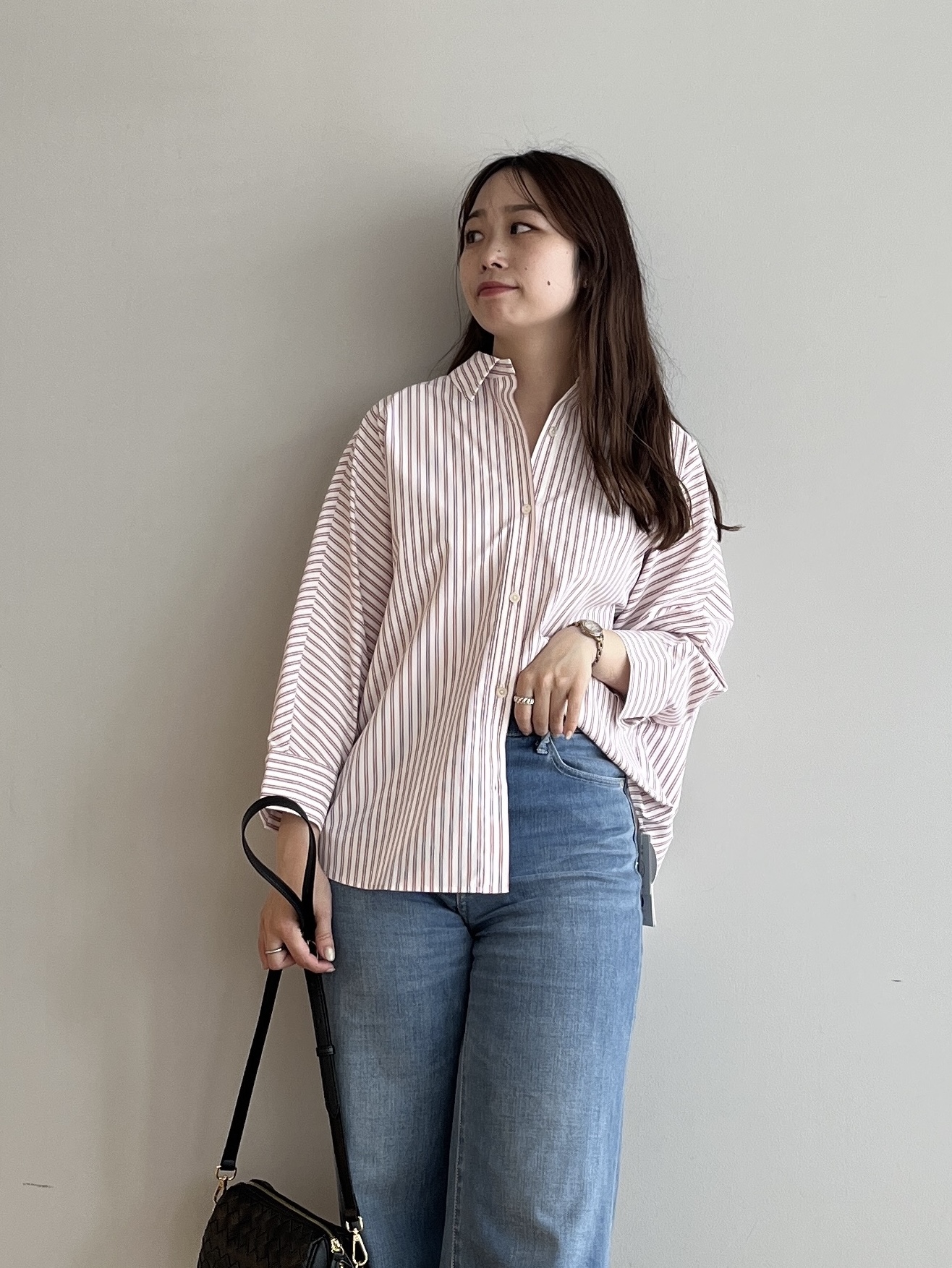 Saekoさんの「UNTITLED｜【接触冷感/吸水速乾/UVカット】ドルマンスリーブシャツ」を使ったコーディネート