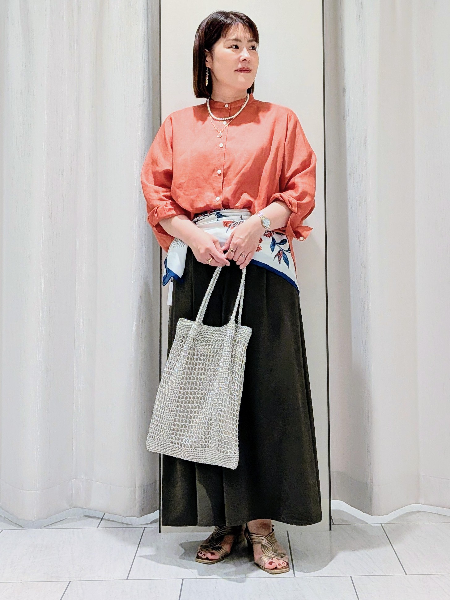 Onumaさんの「UNTITLED｜【麻100】リネンドルマンシャツ」を使ったコーディネート