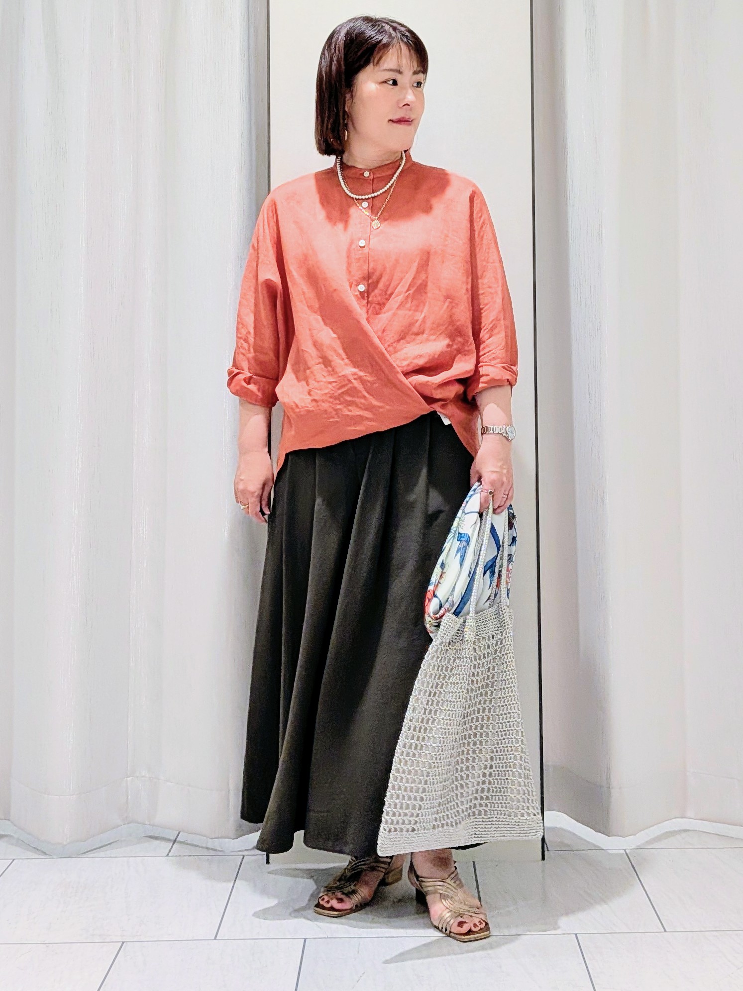 Onumaさんの「UNTITLED｜【麻100】リネンドルマンシャツ」を使ったコーディネート