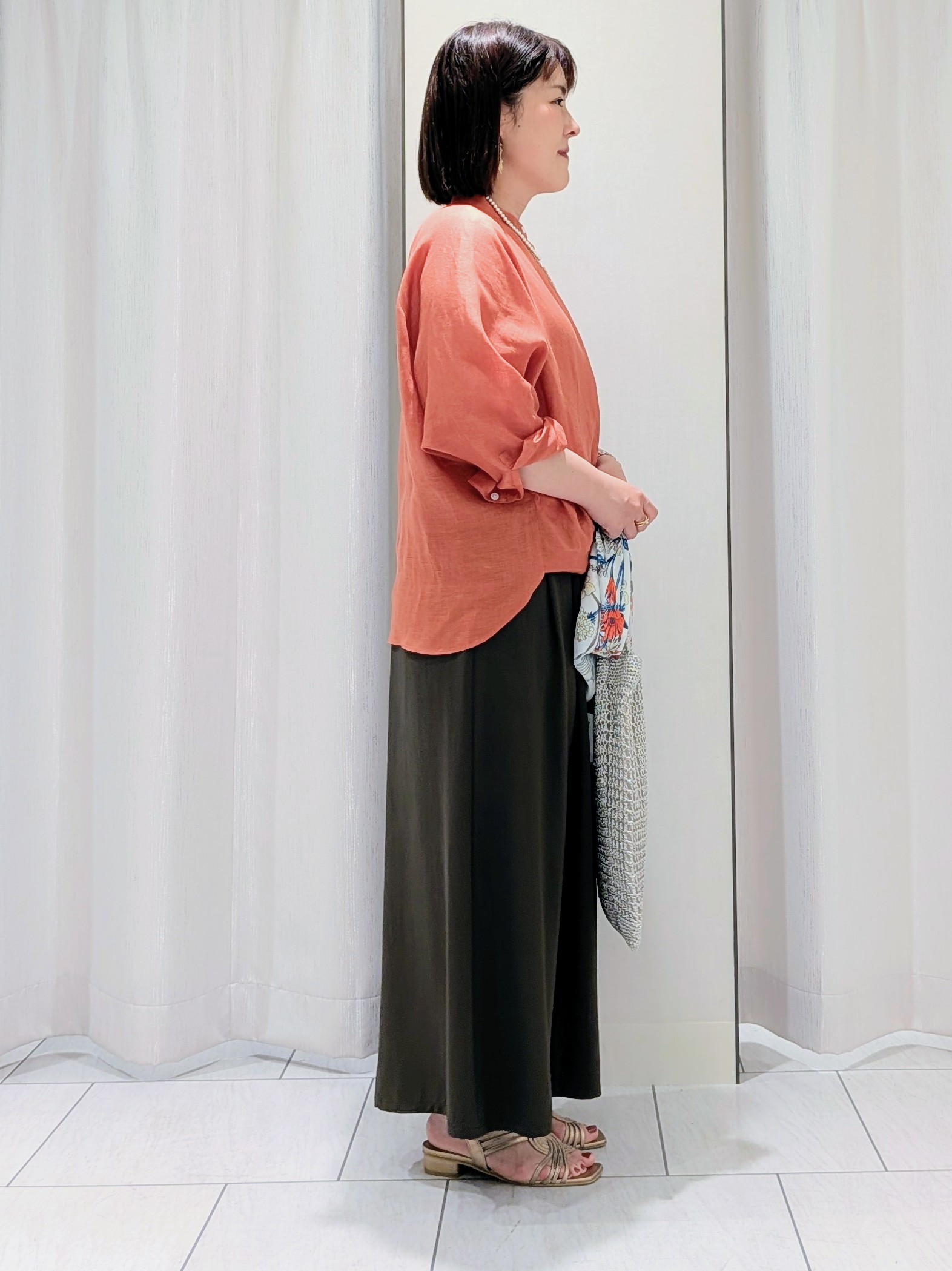 Onumaさんの「UNTITLED｜【麻100】リネンドルマンシャツ」を使ったコーディネート