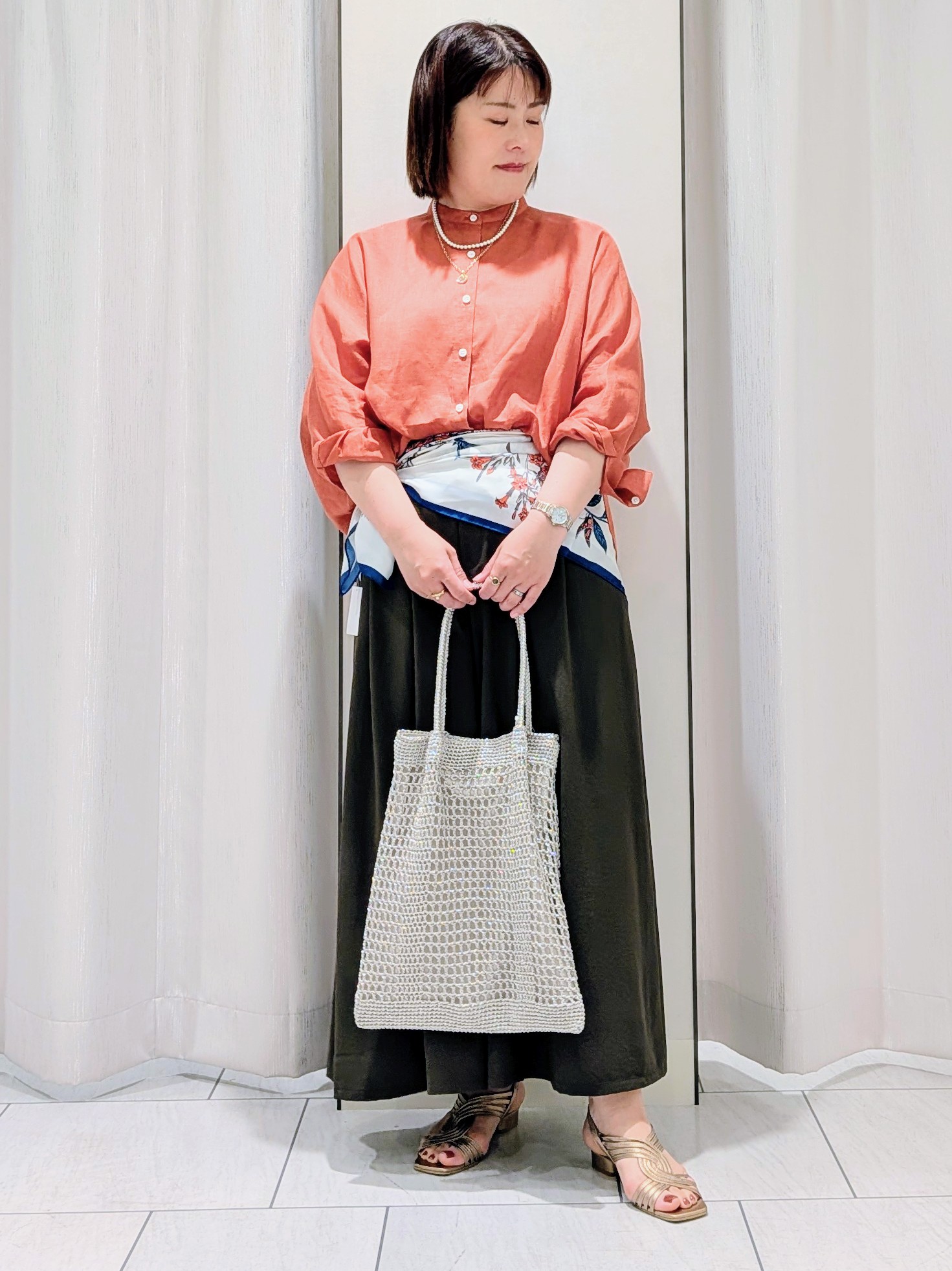 Onumaさんの「UNTITLED｜【麻100】リネンドルマンシャツ」を使ったコーディネート