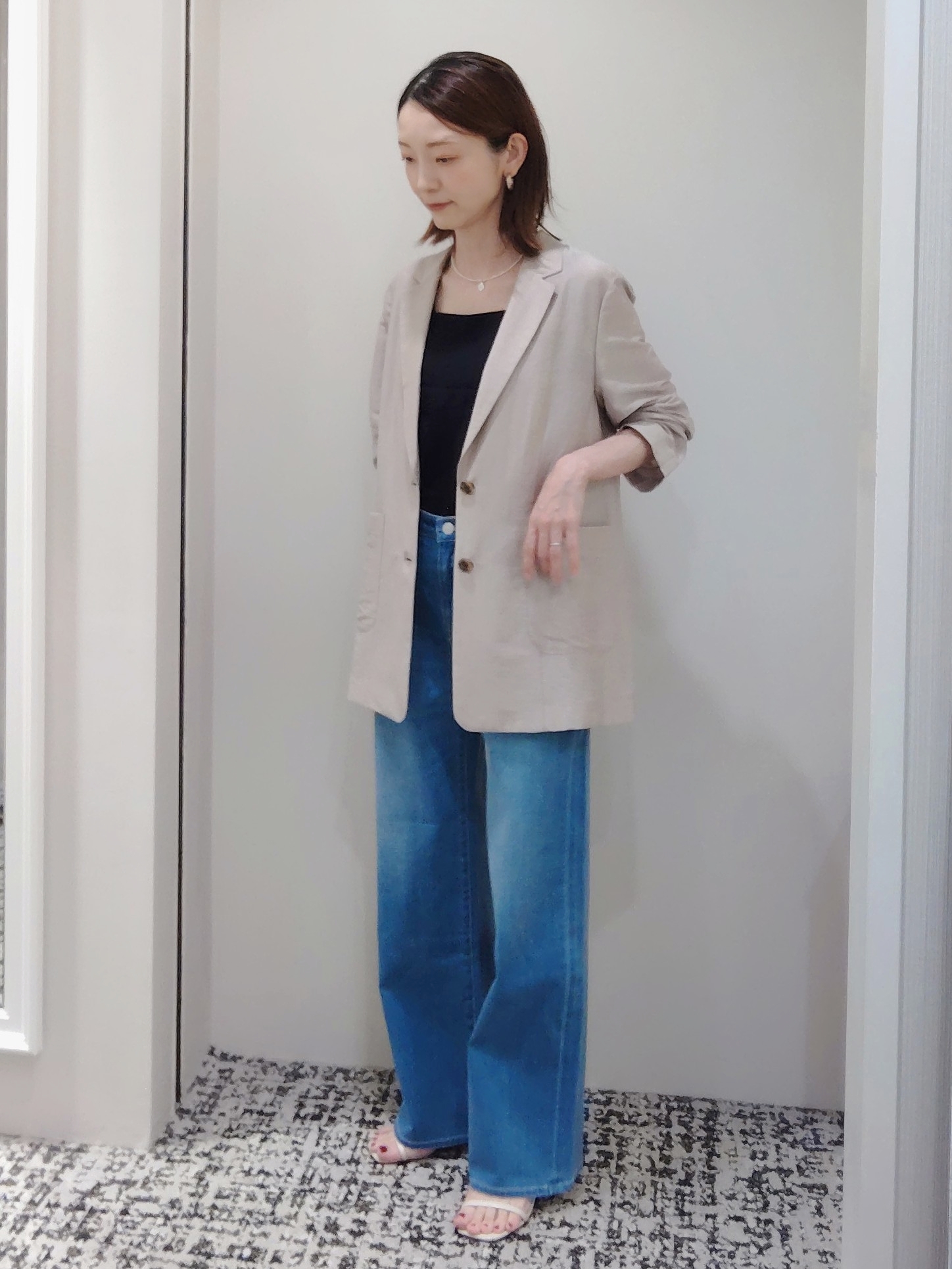 terumiさんの「UNTITLED｜【新色追加/人気デニム】MAKE&times;DENIM WIDE」を使ったコーディネート