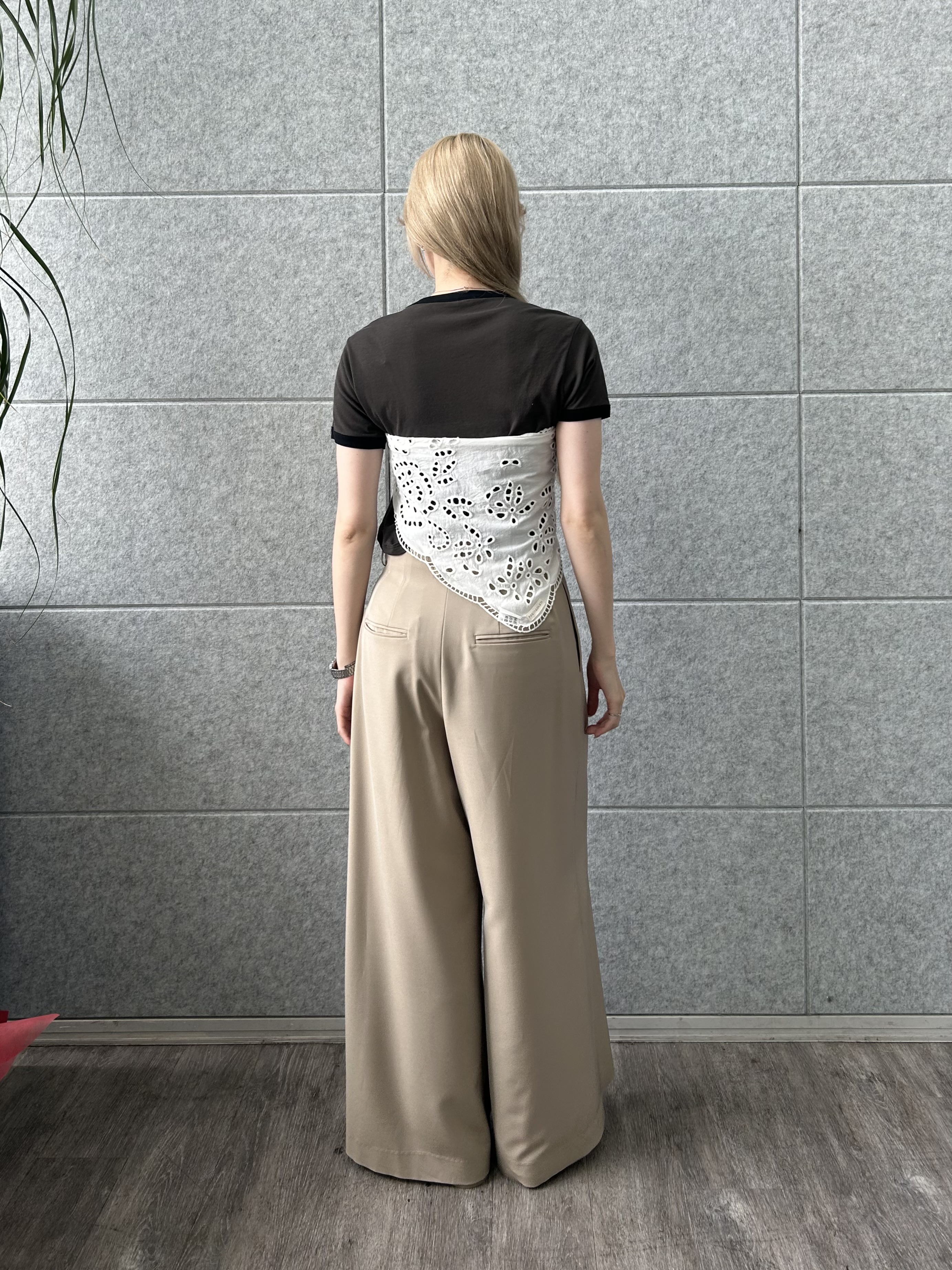 honoka Aさんの「CODE A｜sheer ringer tee」を使ったコーディネート